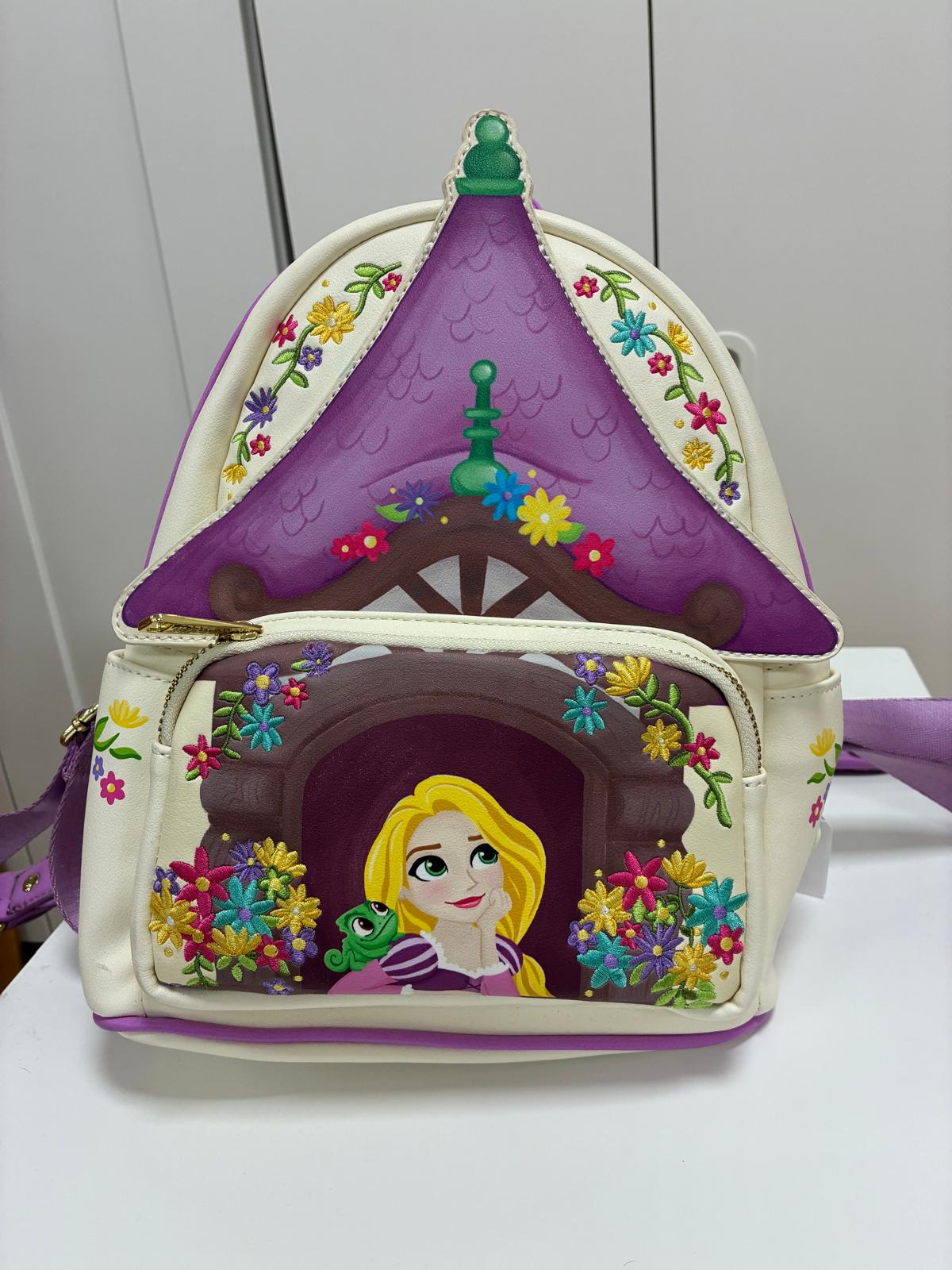 Disney Loungefly Tangled Tower Scene Rapunzel Princess Mini Backpack - Image 2