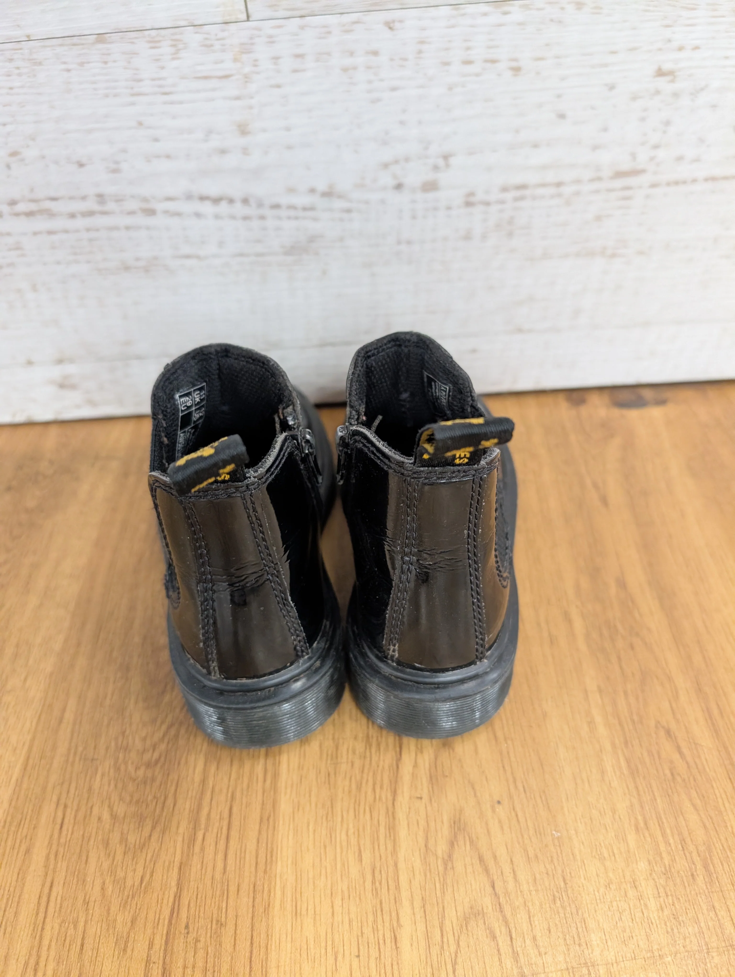 Dr. Martens 2976 Junior Patent Leather Chelsea Boots Kids Size 11 - Image 3