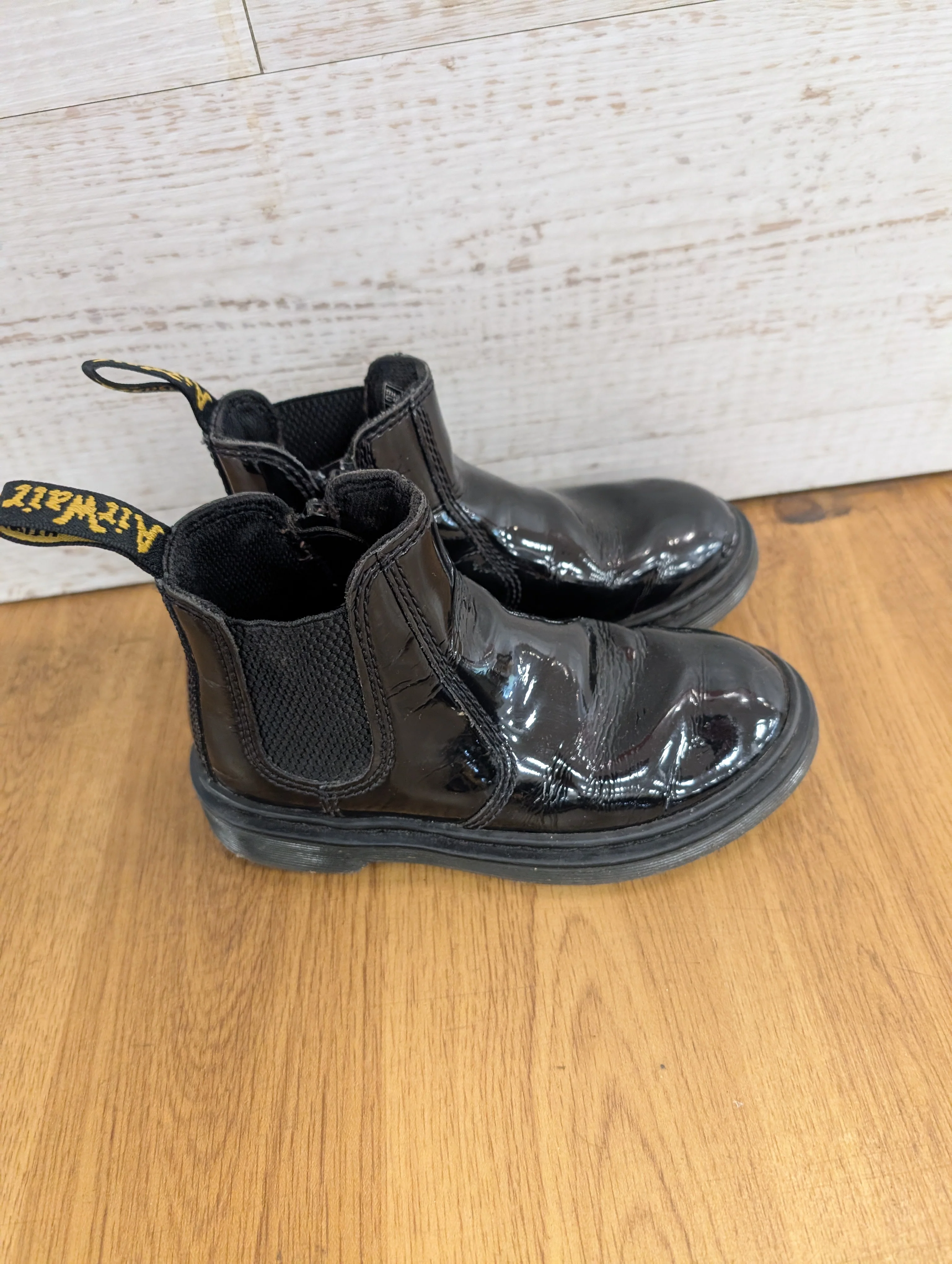 Dr. Martens 2976 Junior Patent Leather Chelsea Boots Kids Size 11 - Image 4