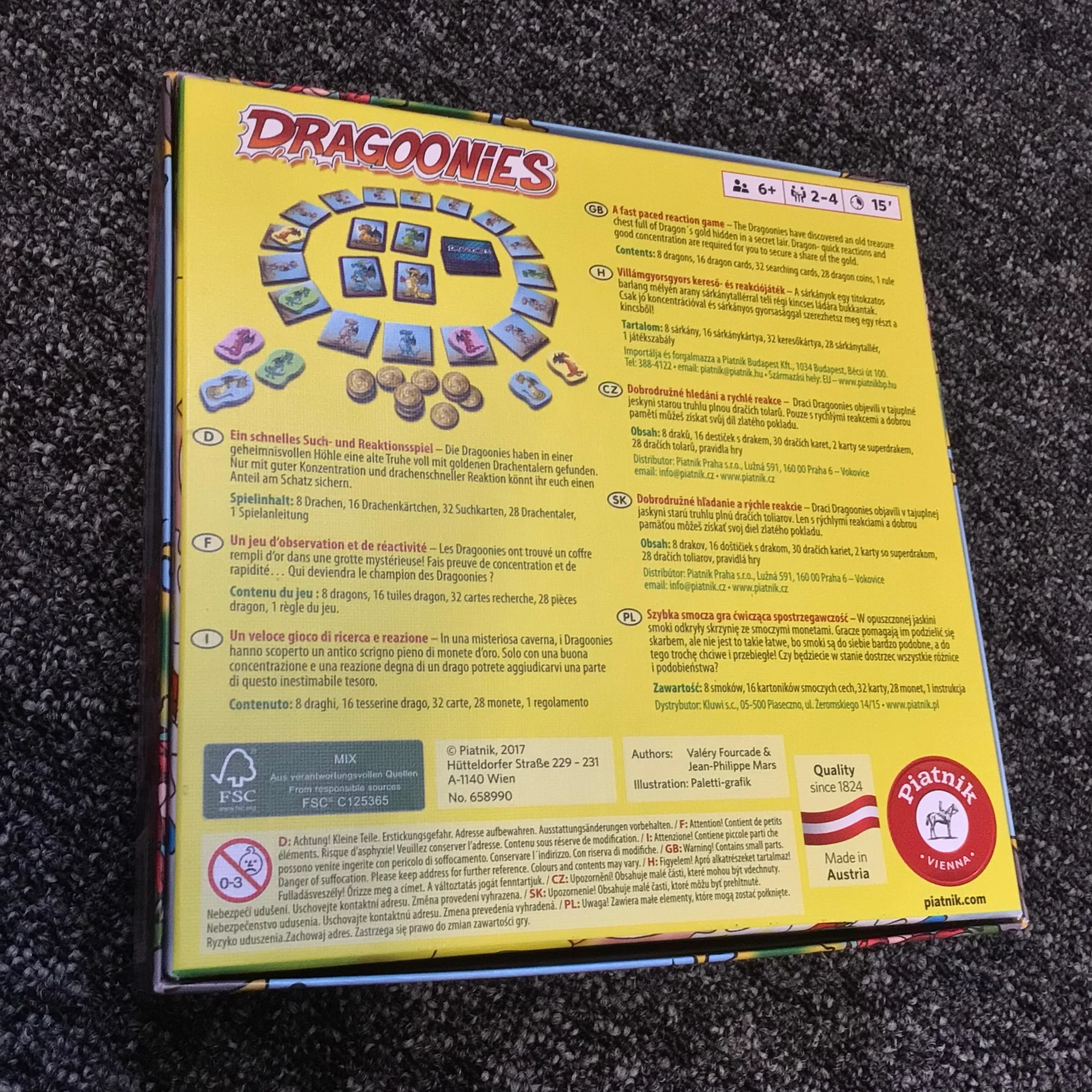 Dragoonies Board Game, Piatnik Vienna (2017) 9001890658990 - Image 4