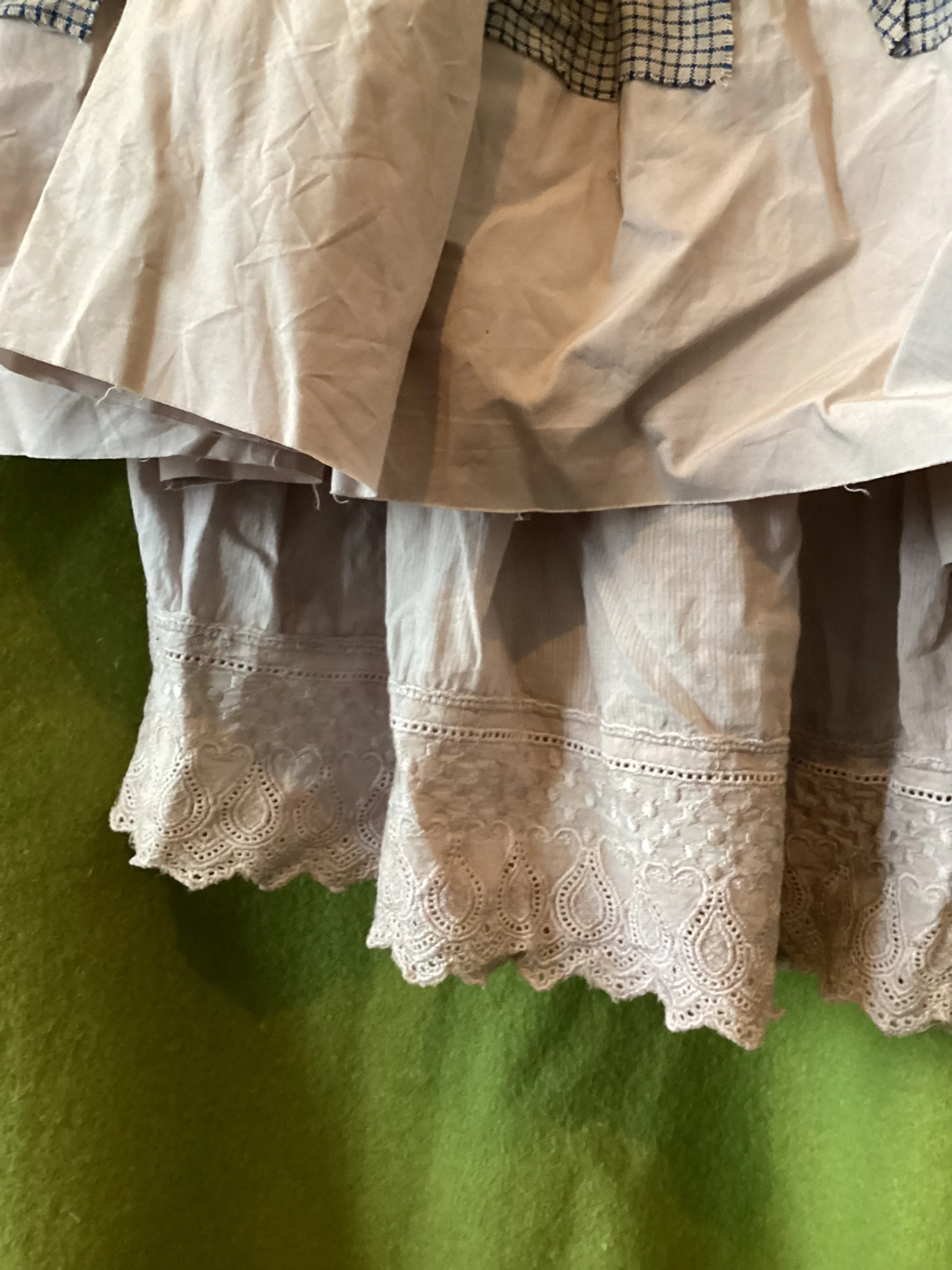 Ewa i Walla Grey Patchwork Skirt Size L - Image 2