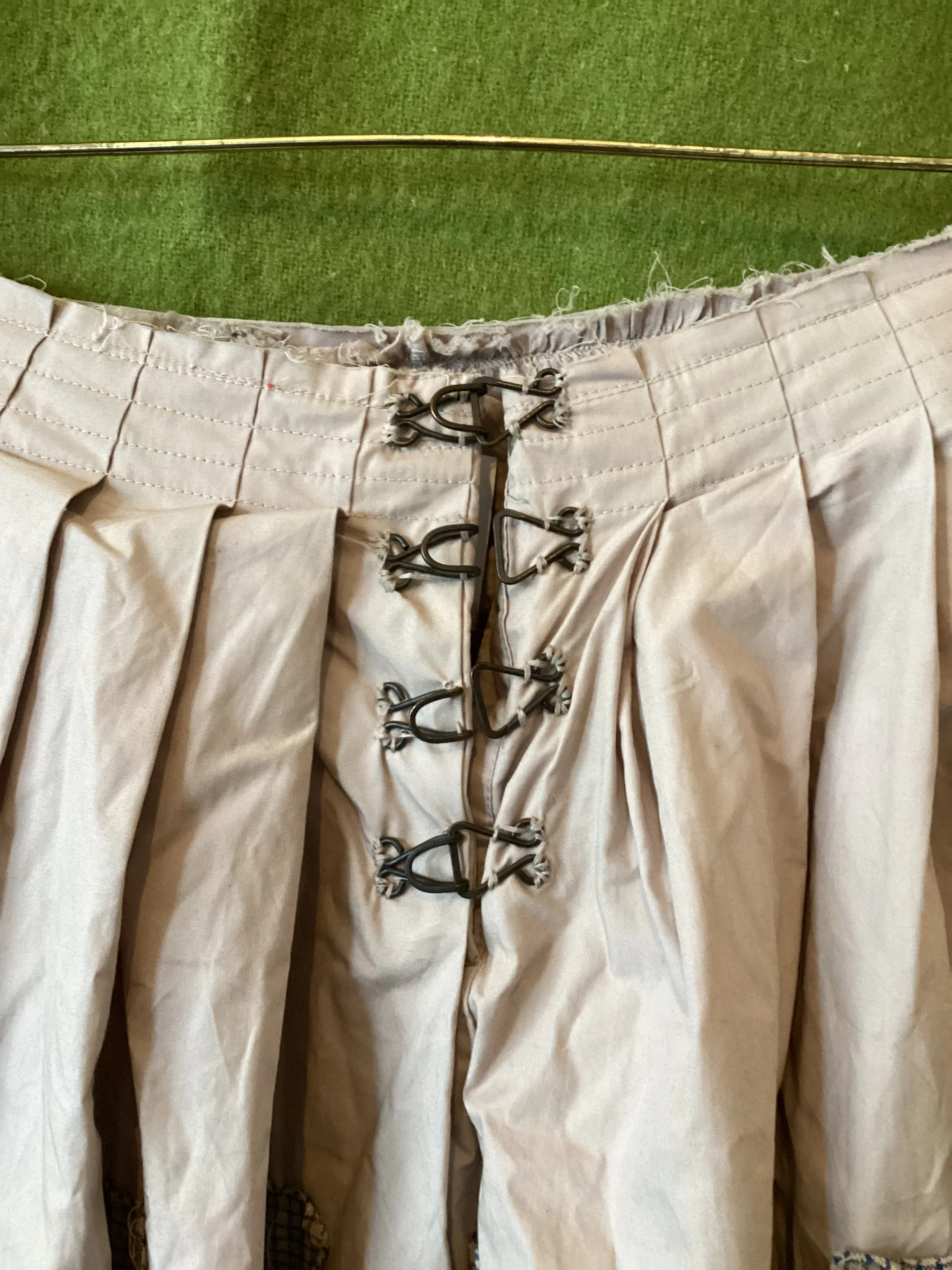 Ewa i Walla Grey Patchwork Skirt Size L - Image 4