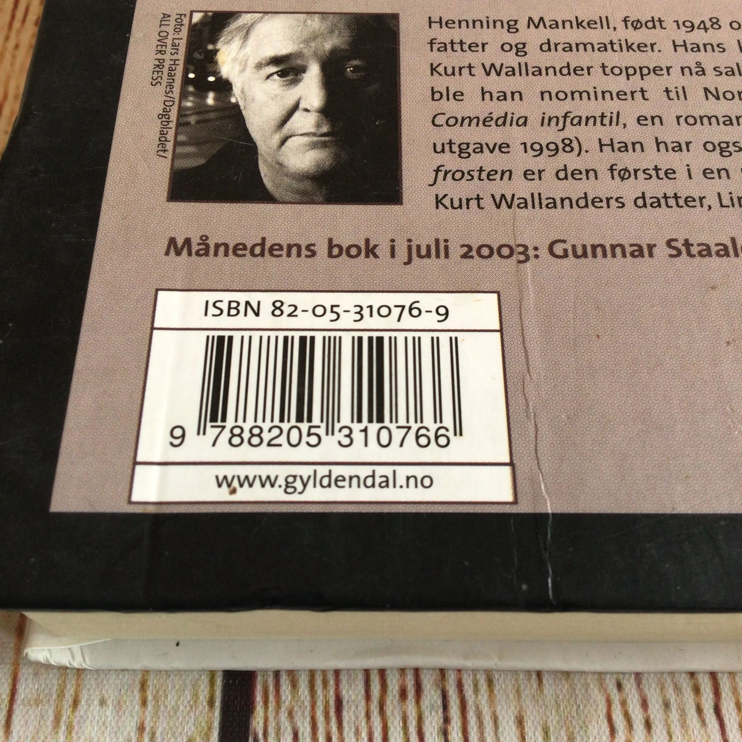 Før Frosten by Henning Mankell (2003) 9788205310766 [Norwegian] - Image 3