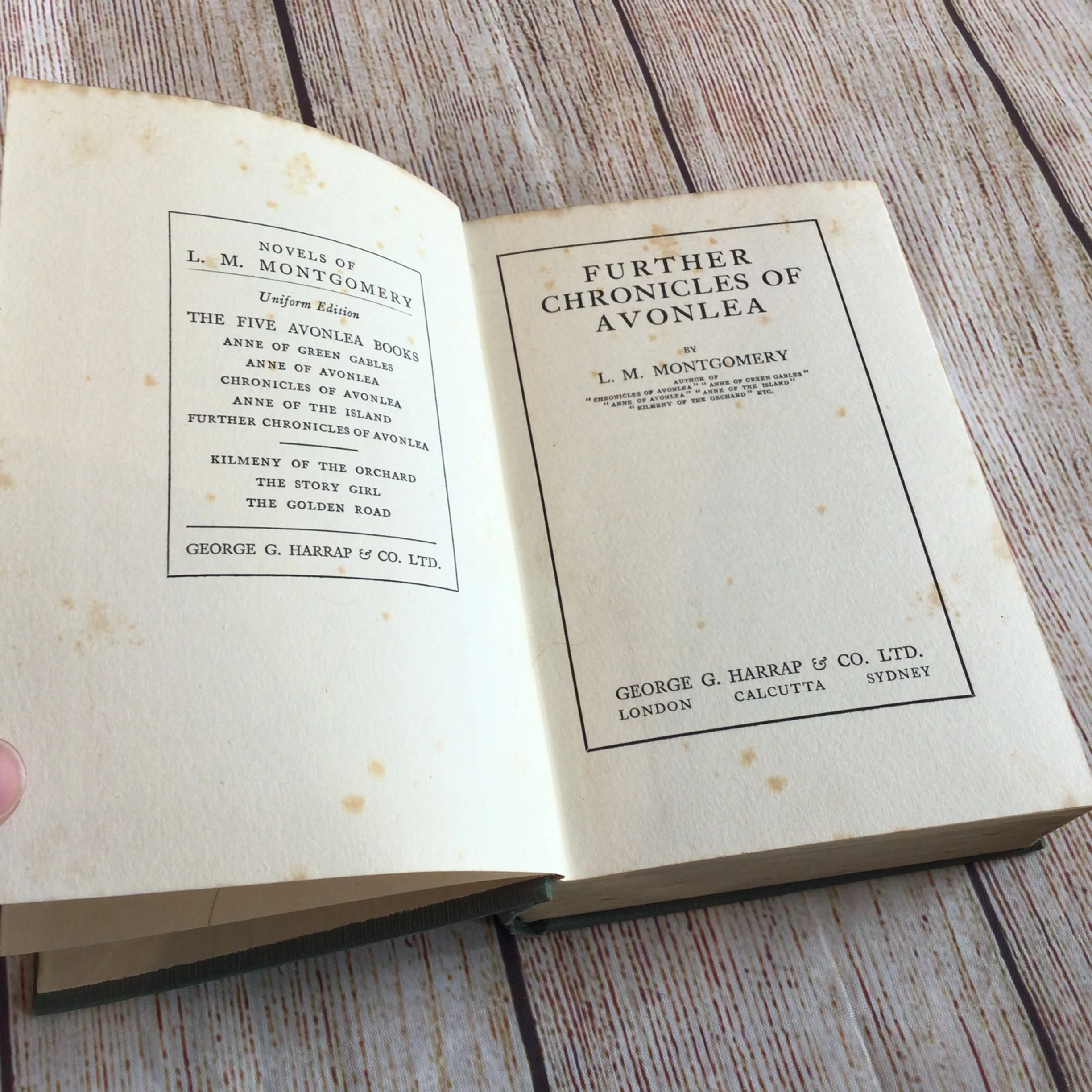 Further Chronicles of Avonlea by LM Montgomery (1925, George G. Harrap) - Image 9