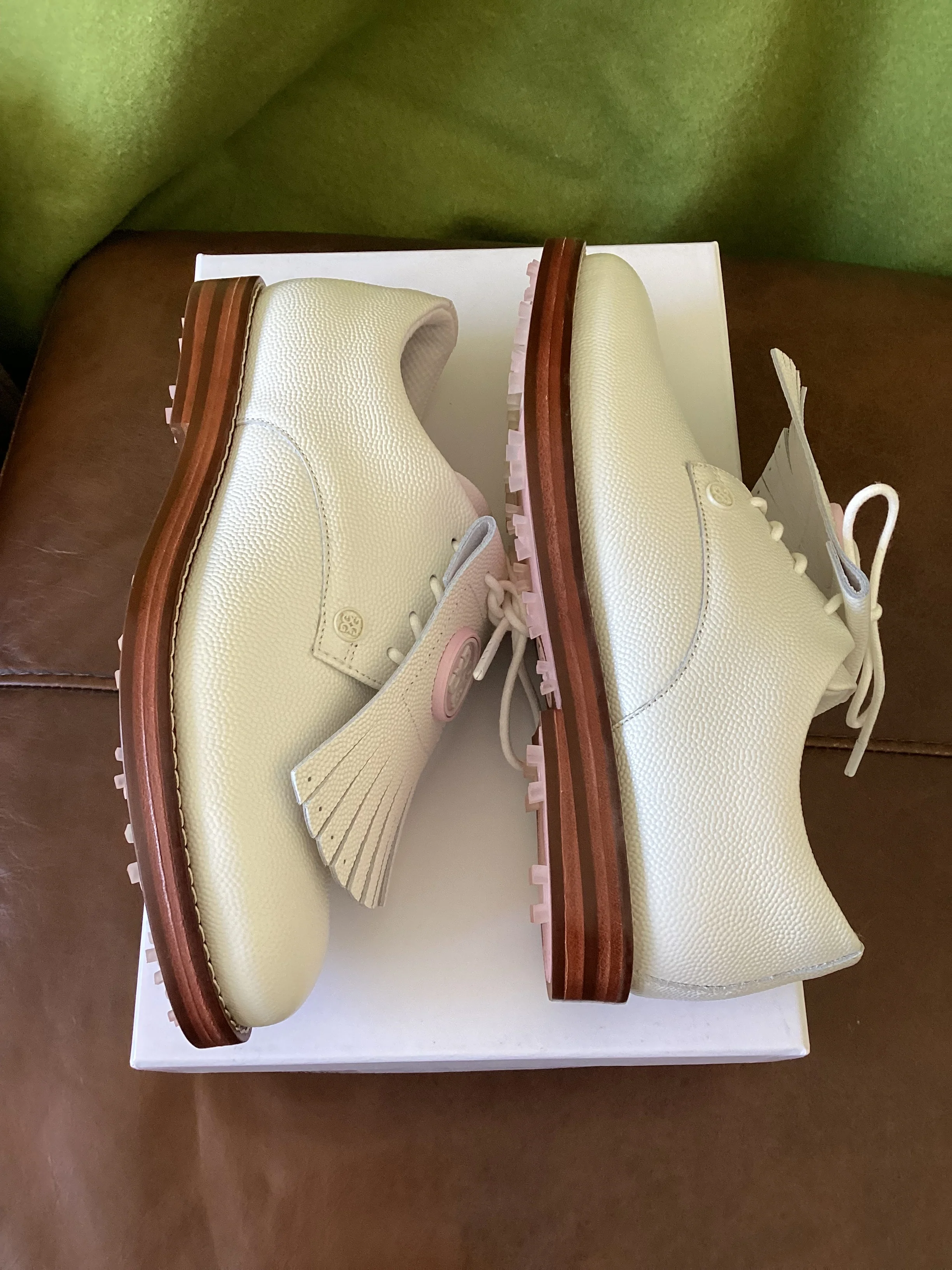 G/Fore Cream Gallivanter Golf Shoe Size 5 - Image 4