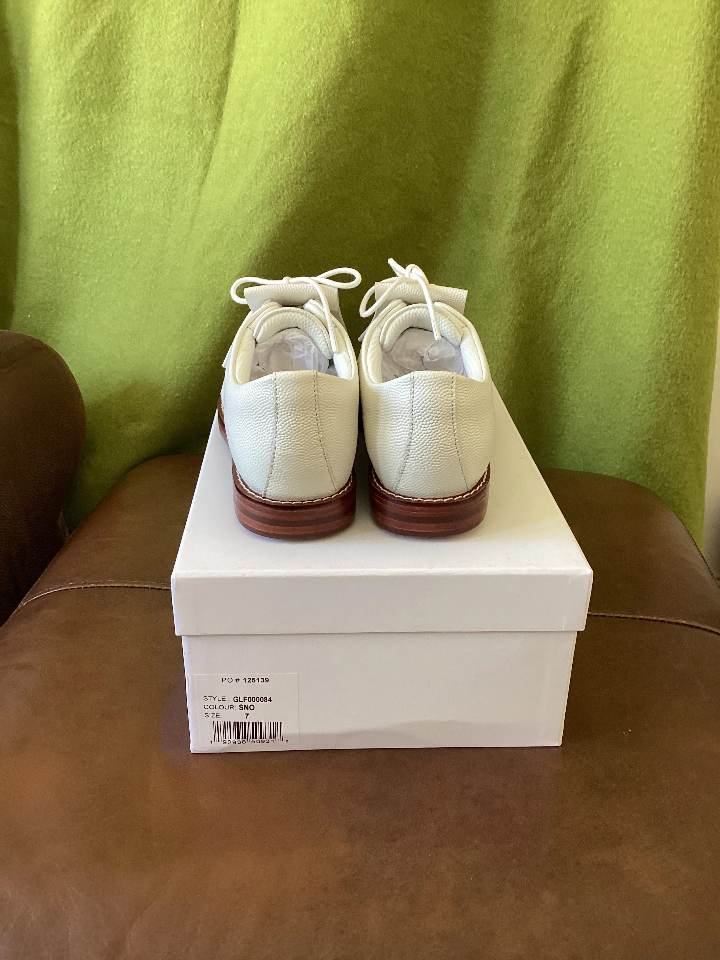 G/Fore Cream Gallivanter Golf Shoe Size 5 - Image 5
