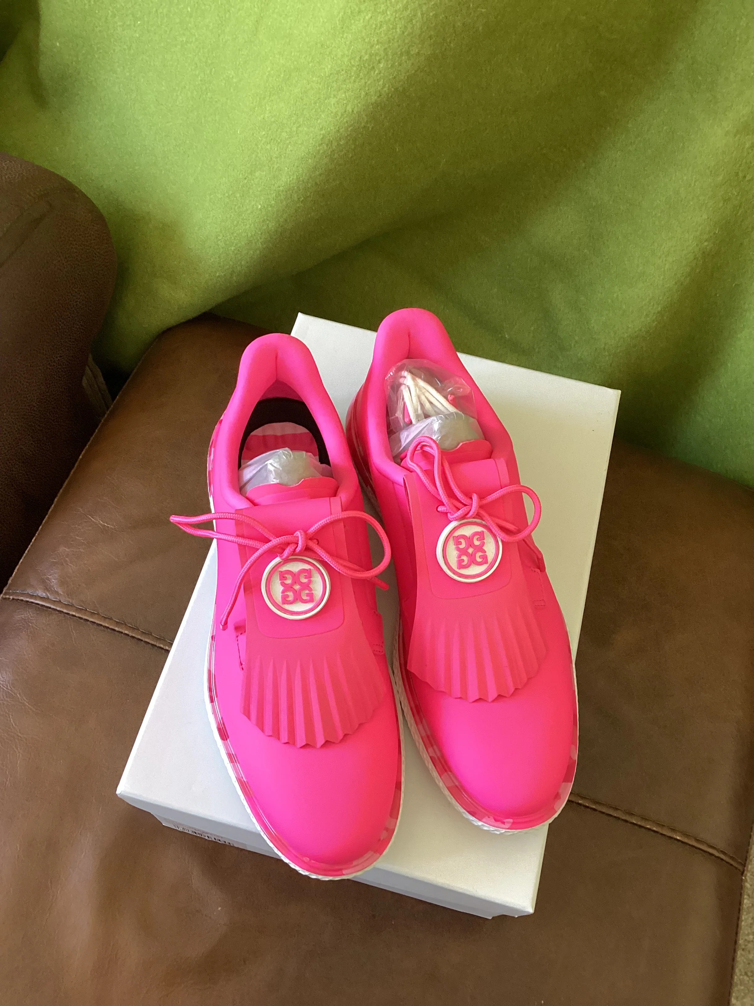G/Fore Pink Gallivan2r Golf Shoe Size 5 - Image 2