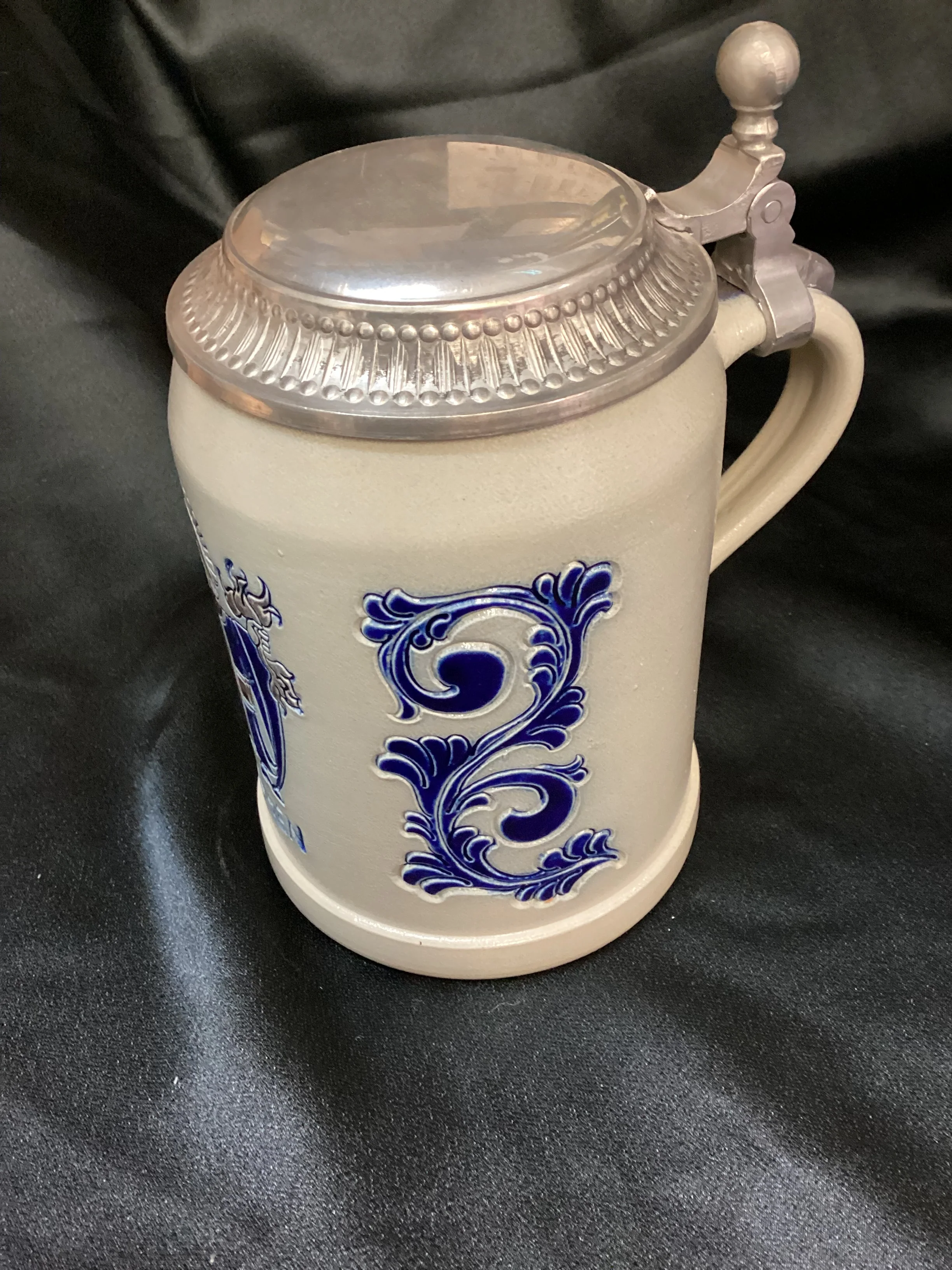 Goebel Merkelbach Blue/Grey German Beer Mug - Image 5