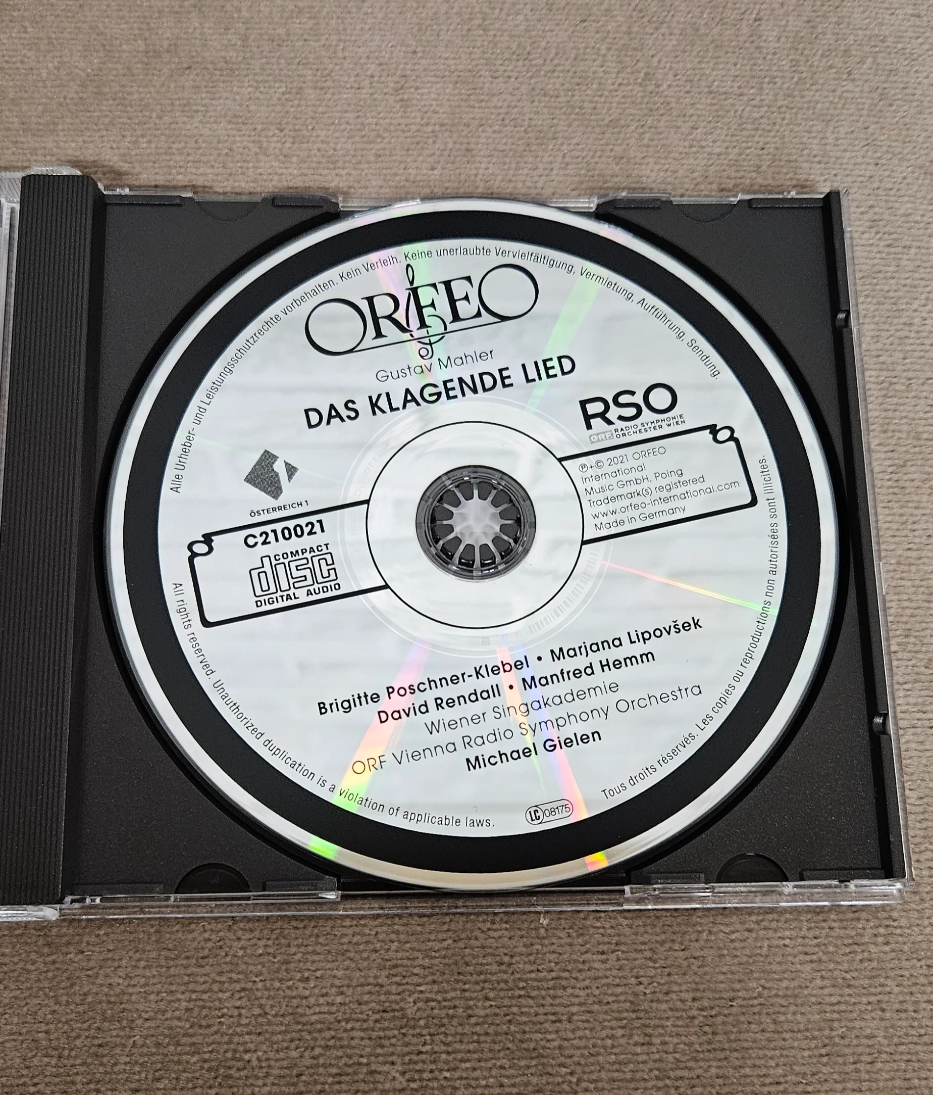 Gustav Mahler Das Klagende Lied CD - Image 3