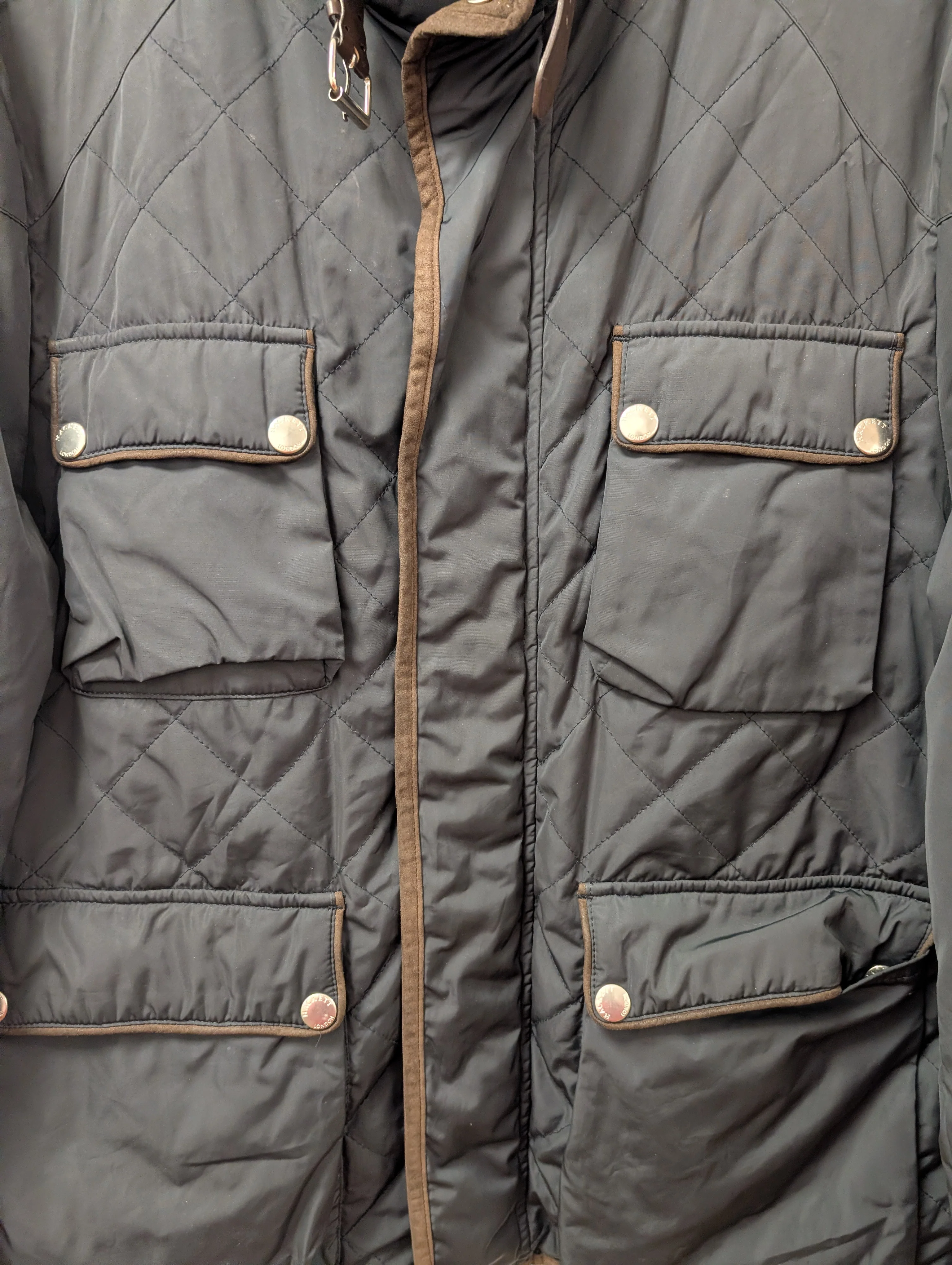 Hackett London Black Jacket Size XL - Image 4