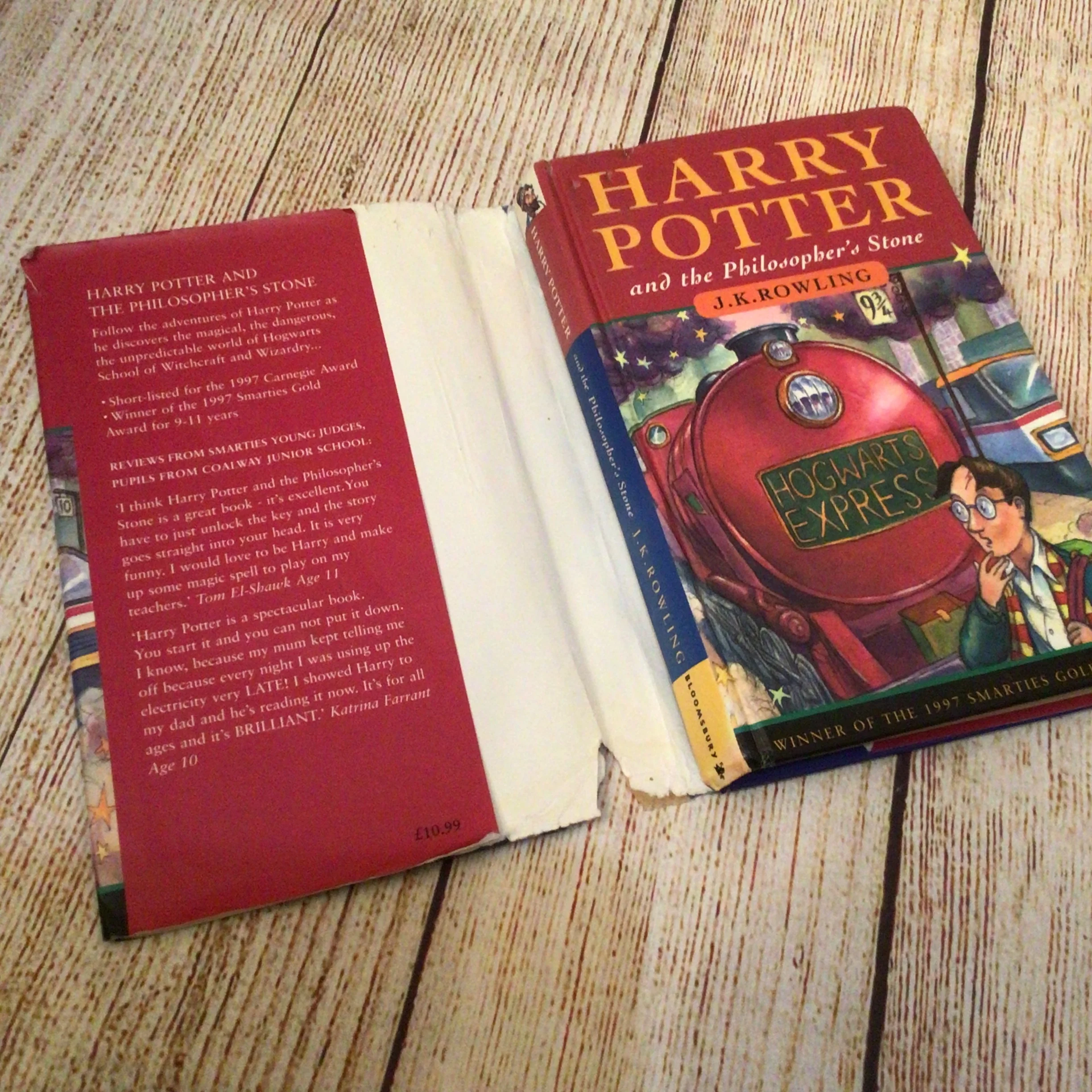 Harry Potter & the Philosopher’s Stone (1st Edition, Hardback, 1997) 11th printing - Image 6