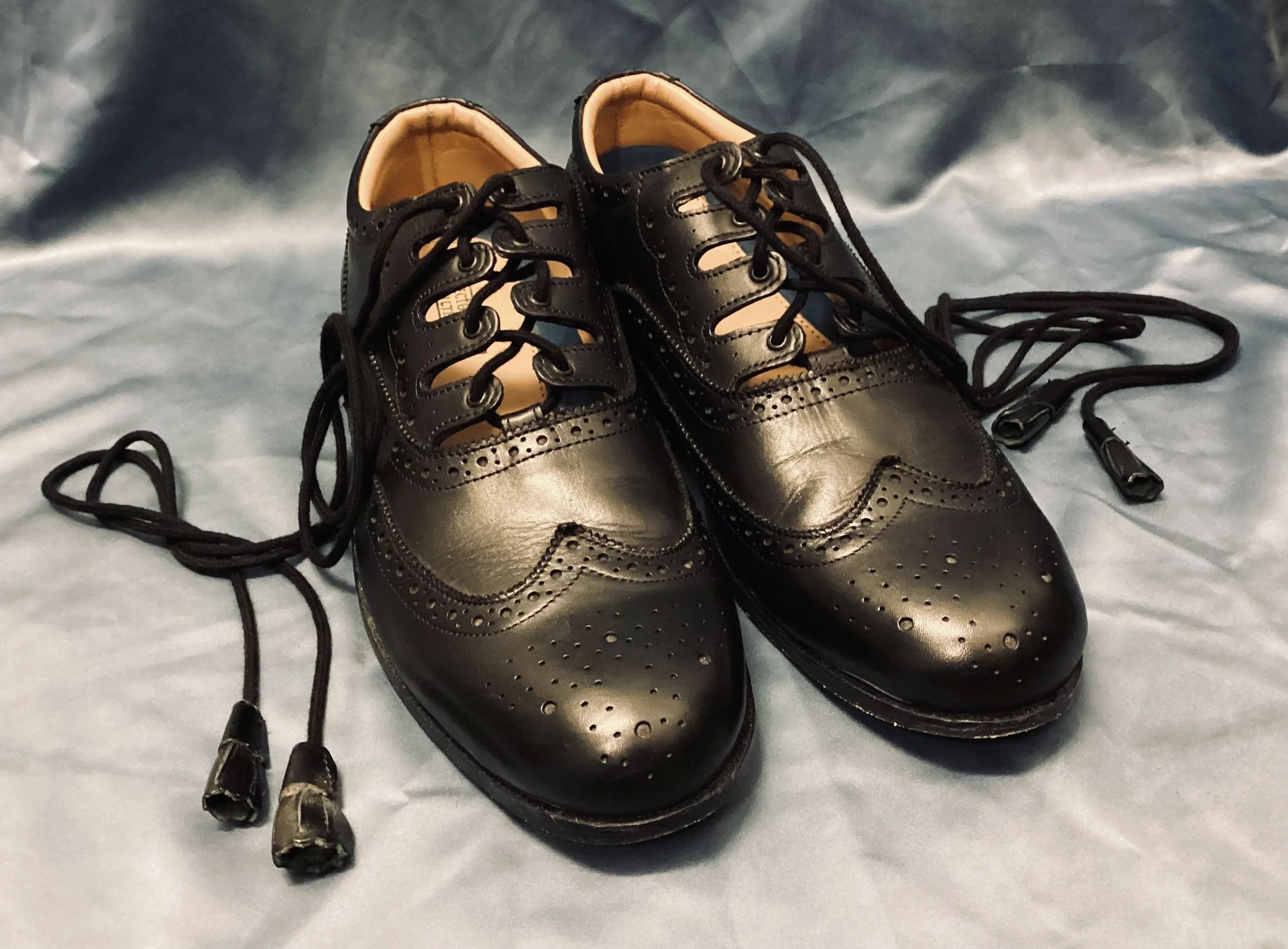 Hector Russell Kilt Maker Black Leather Shoes size 11.5 - Image 3