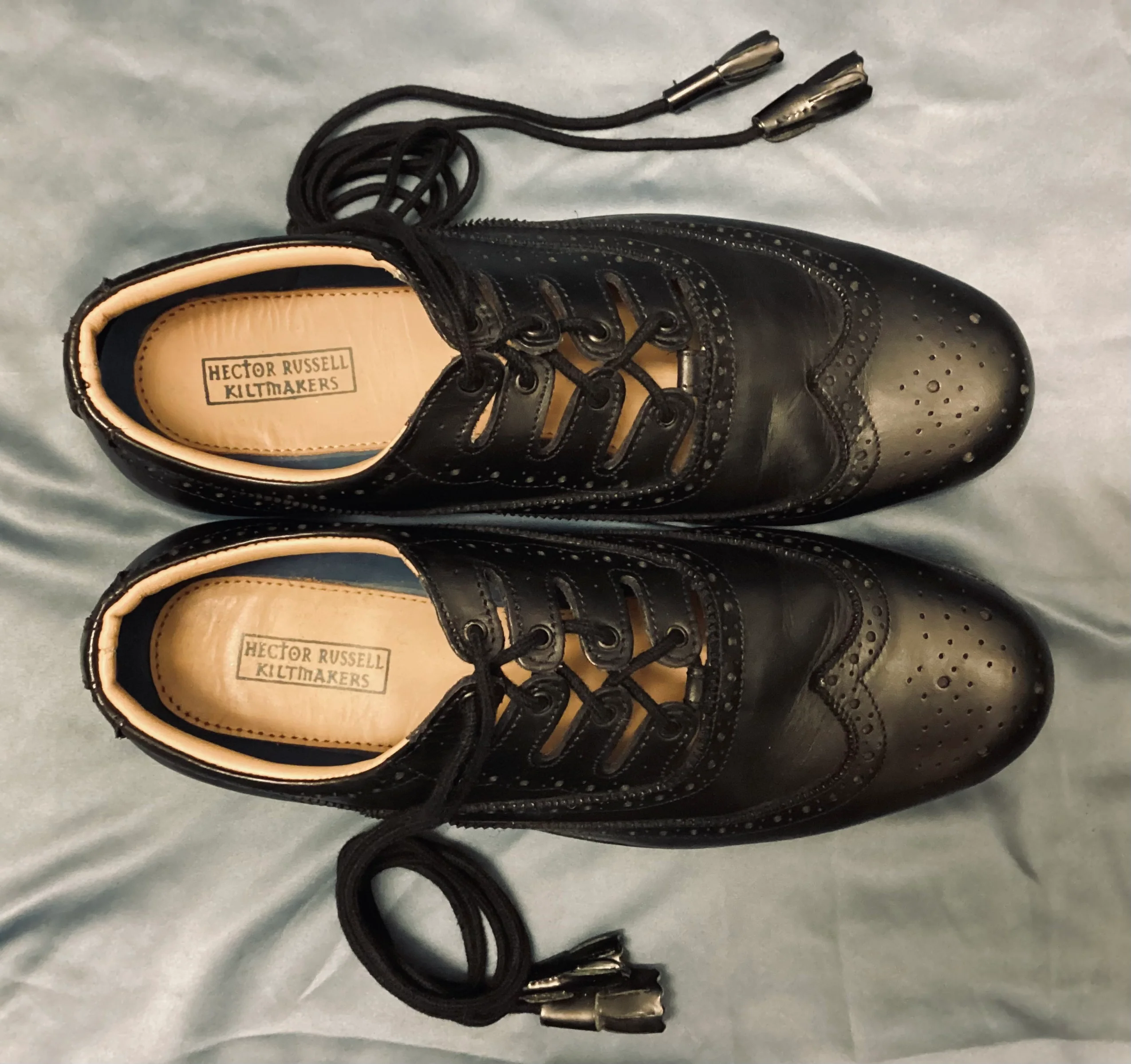 Hector Russell Kilt Maker Black Leather Shoes size 11.5 - Image 5