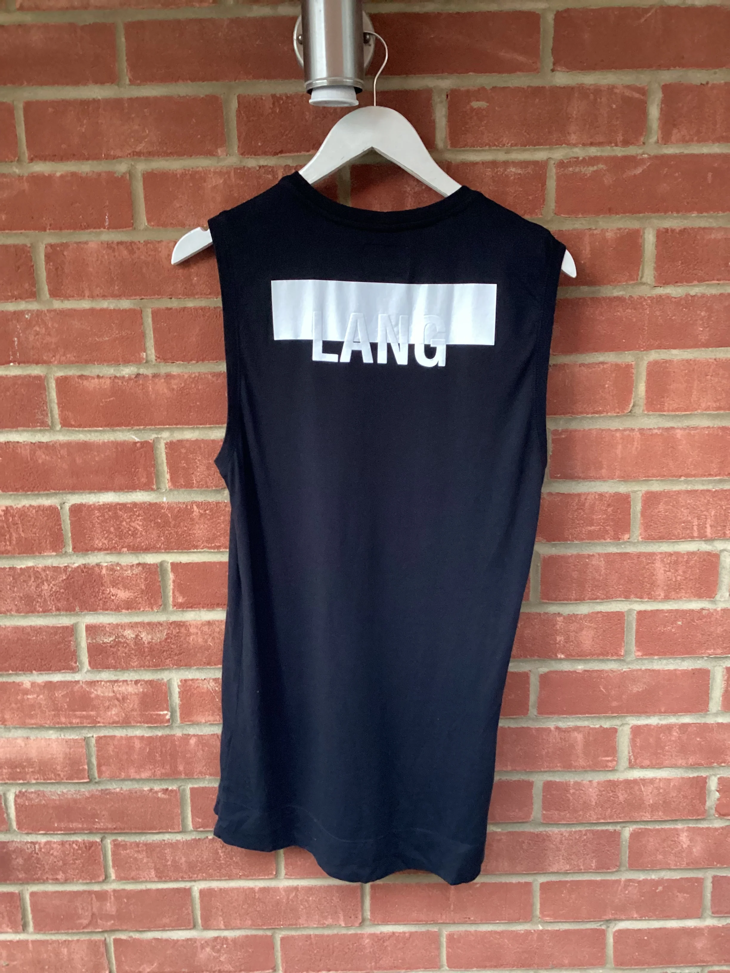 Helmut Lang Black Cotton Top Size S - Image 2