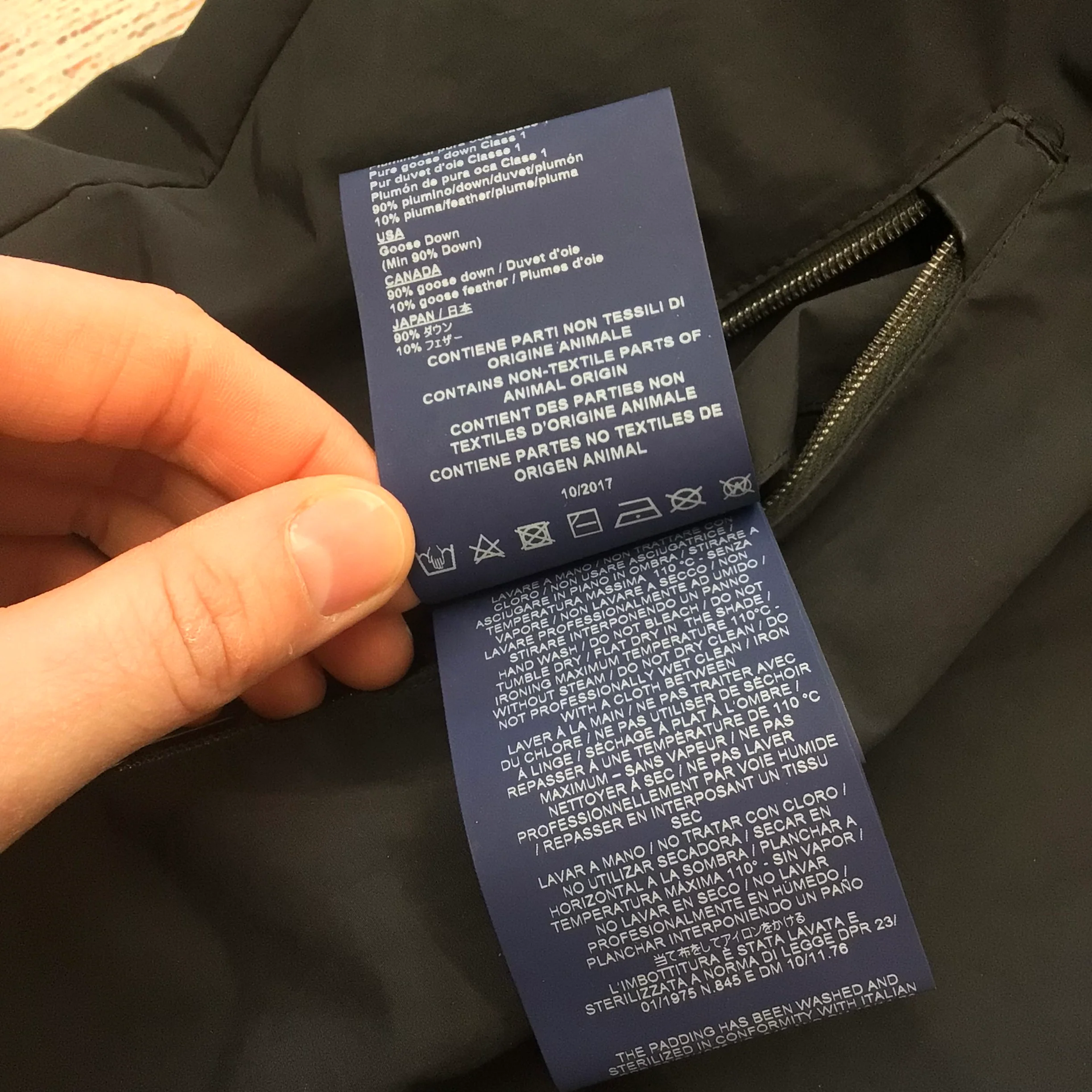 Herno Black & Green Goose Down Reversible Hooded Jacket Size 50 (PI0448U-19339-9300) - Image 13