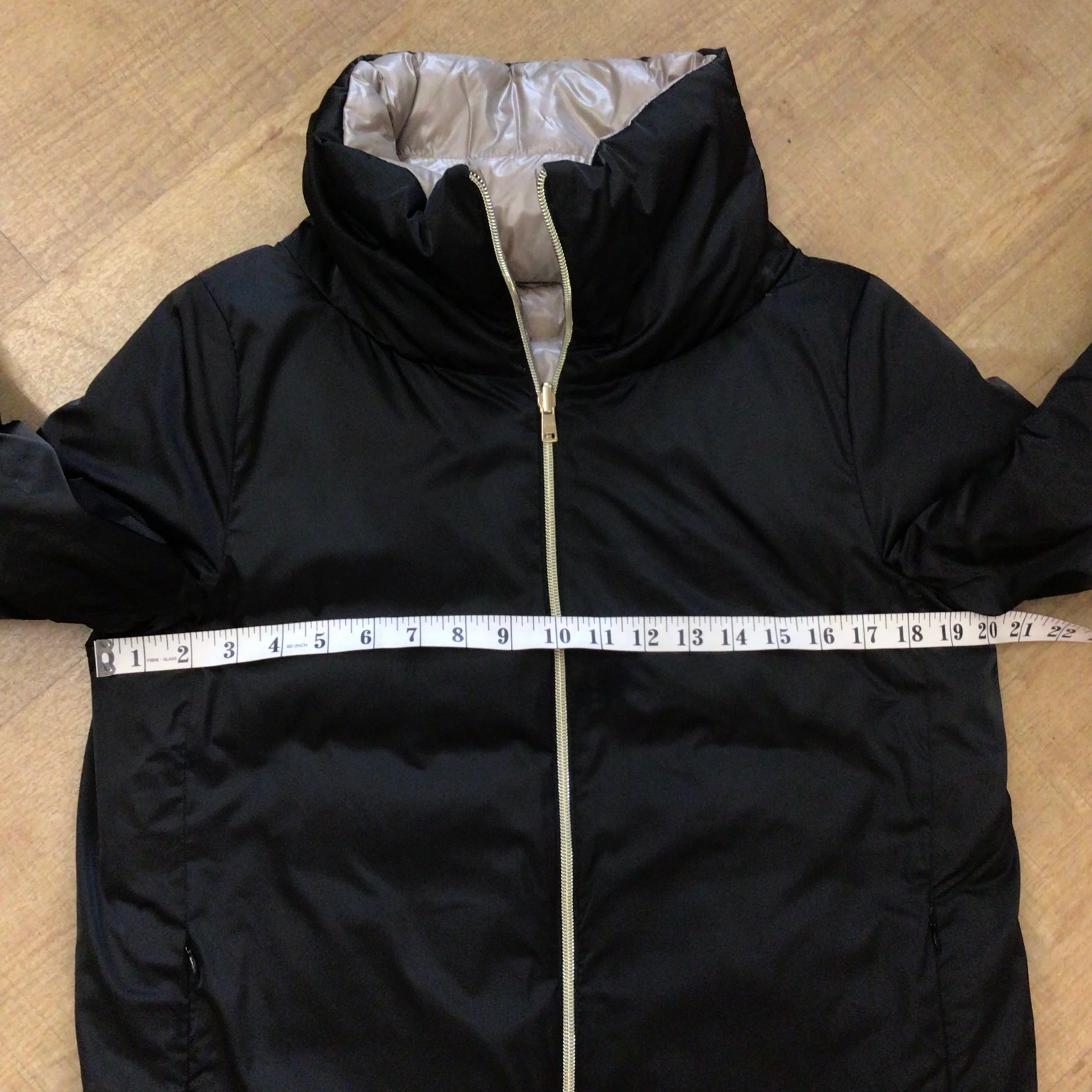 Herno Black Multi Reversible Down Jacket Size 44 (PI0368D-12170-9300) - Image 15