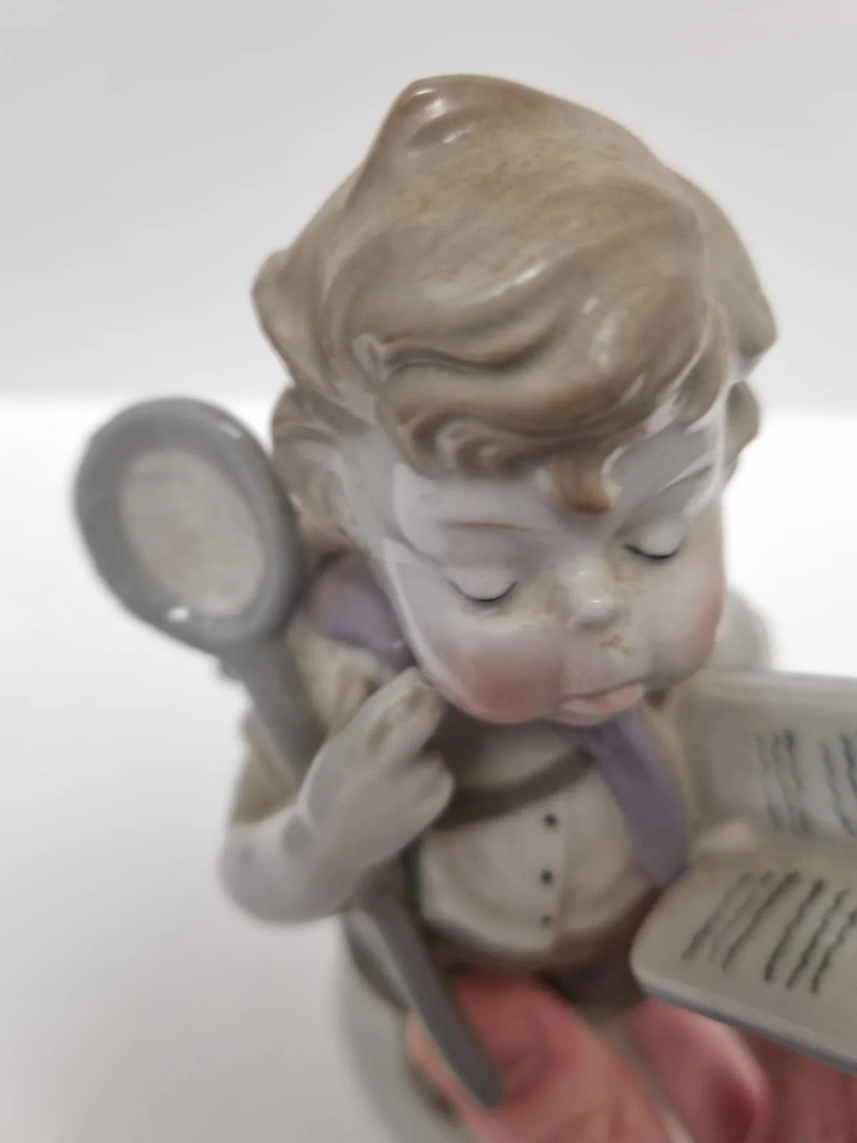 Hilla Peyk Porcelain Figurine Child/Student by Wagner & Apel - Image 13