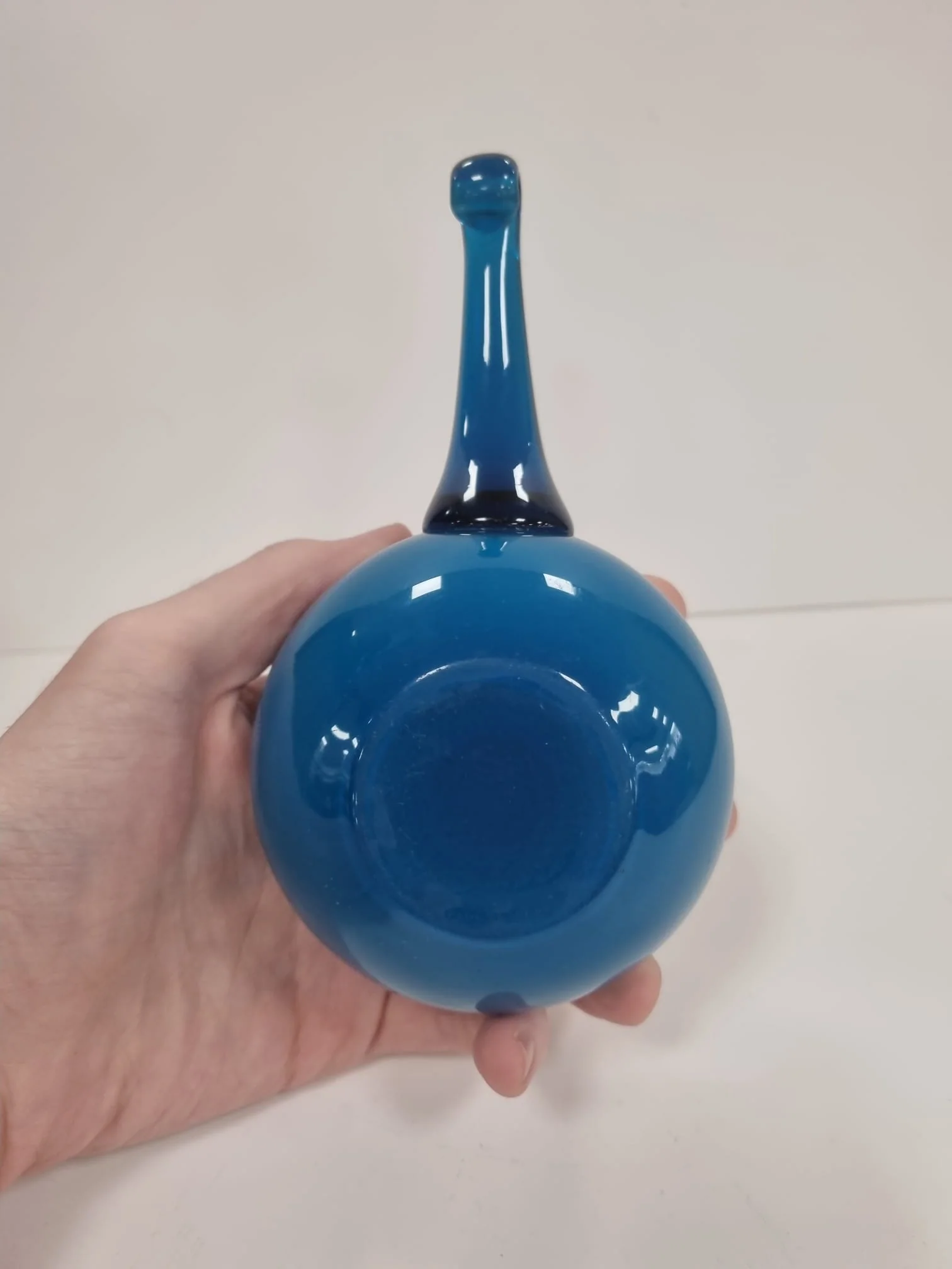 Holmegard Blue Glass Bowl Designed By Michael Bang - Image 8