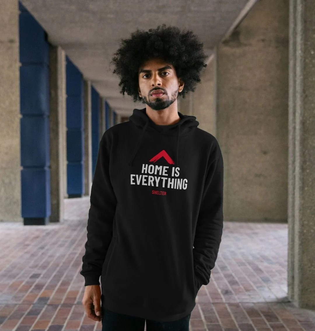 Home is Everything Organic Hoodie - Image 3