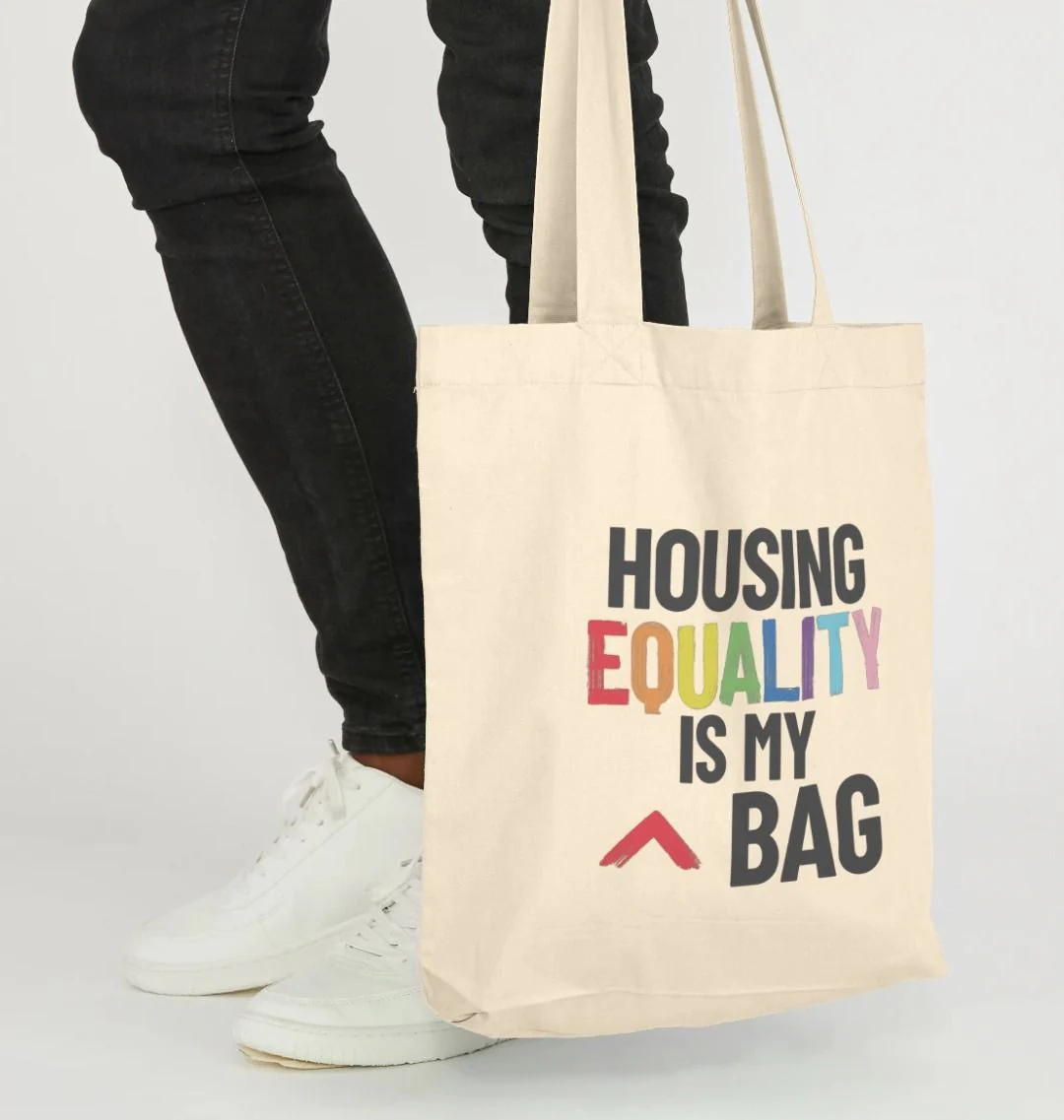 Housing Equality is my Bag Natural Tote Bag - Image 2
