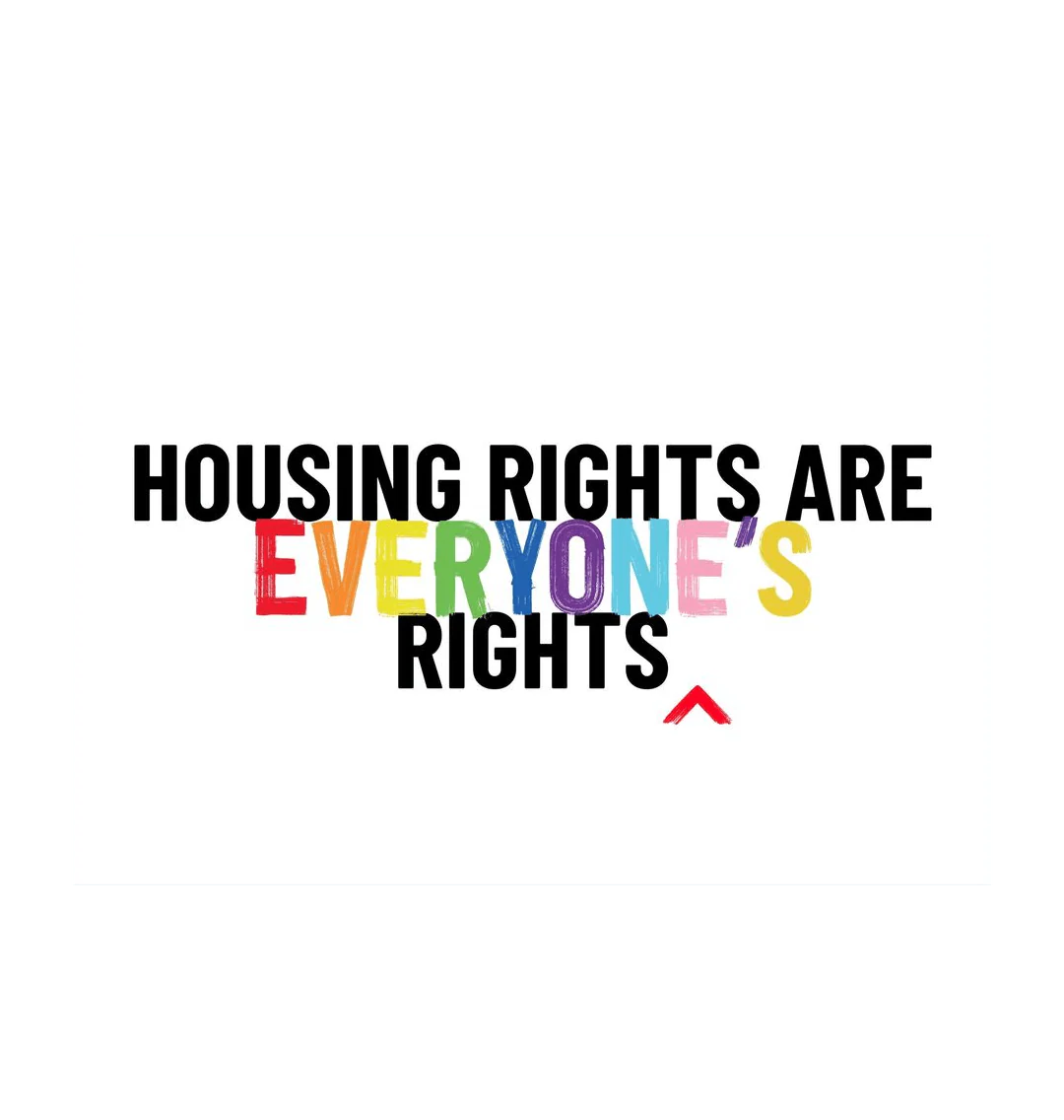 Housing Rights Are Everyone's Rights A3 Art Print - Image 3