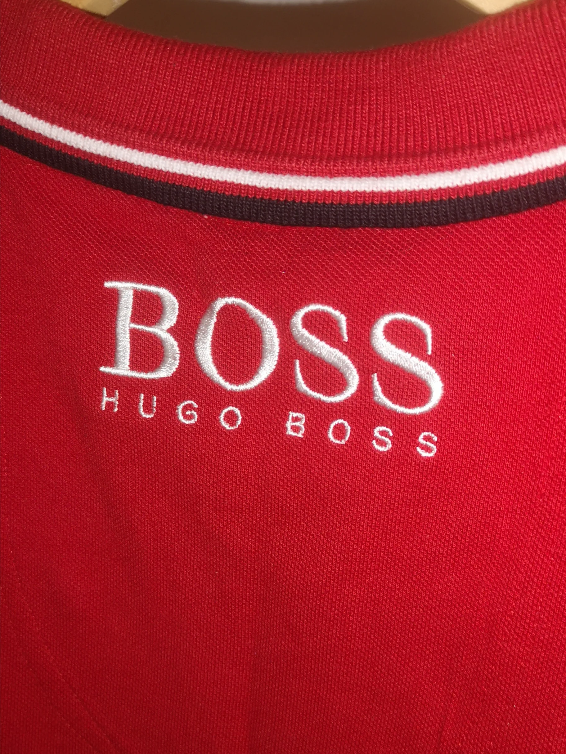 Hugo Boss Red Paddy Pro Polo Shirt Size XL - Image 5