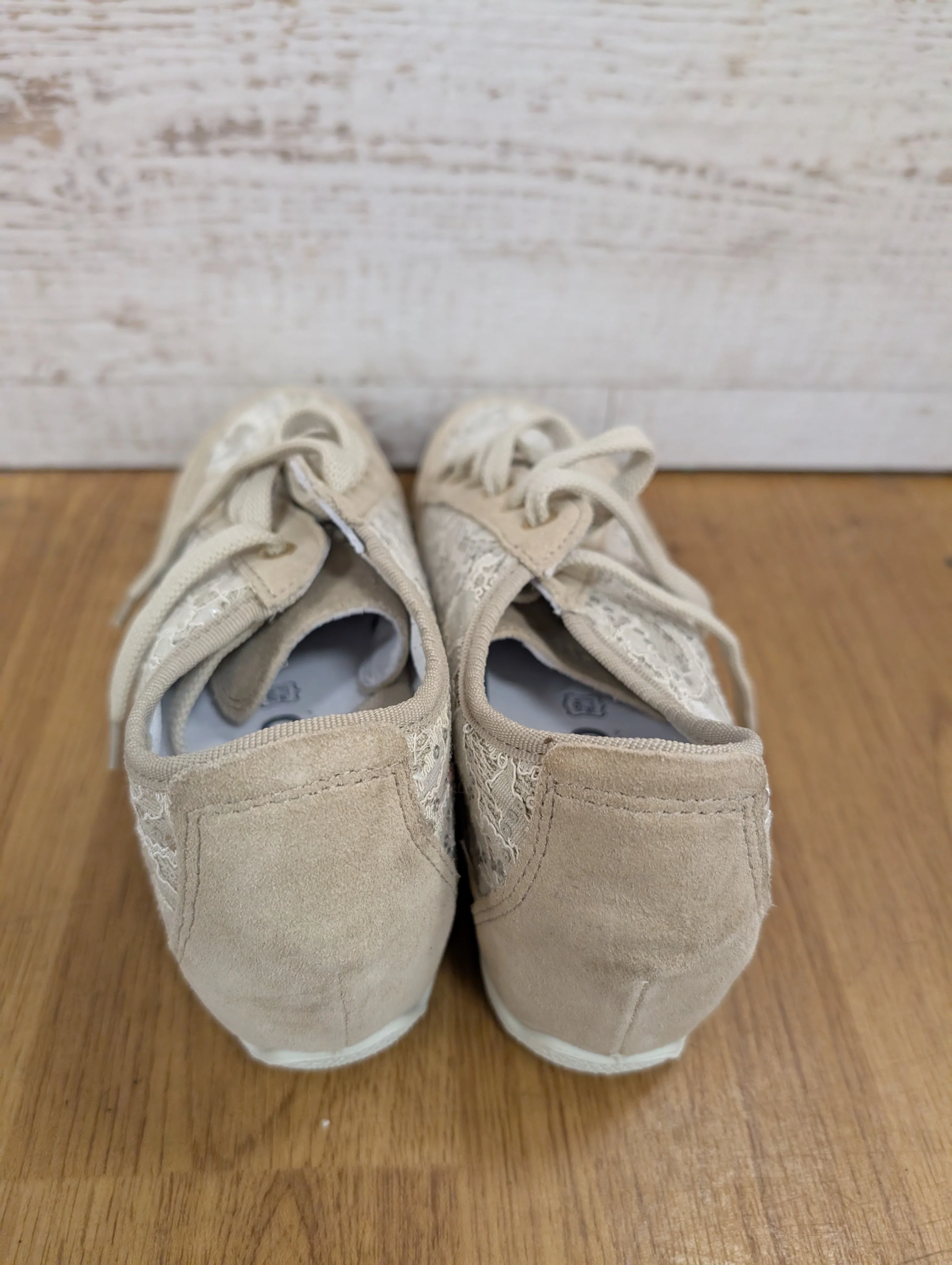 Igi & Co. Serena Beige Trainers Size 4 - Image 3