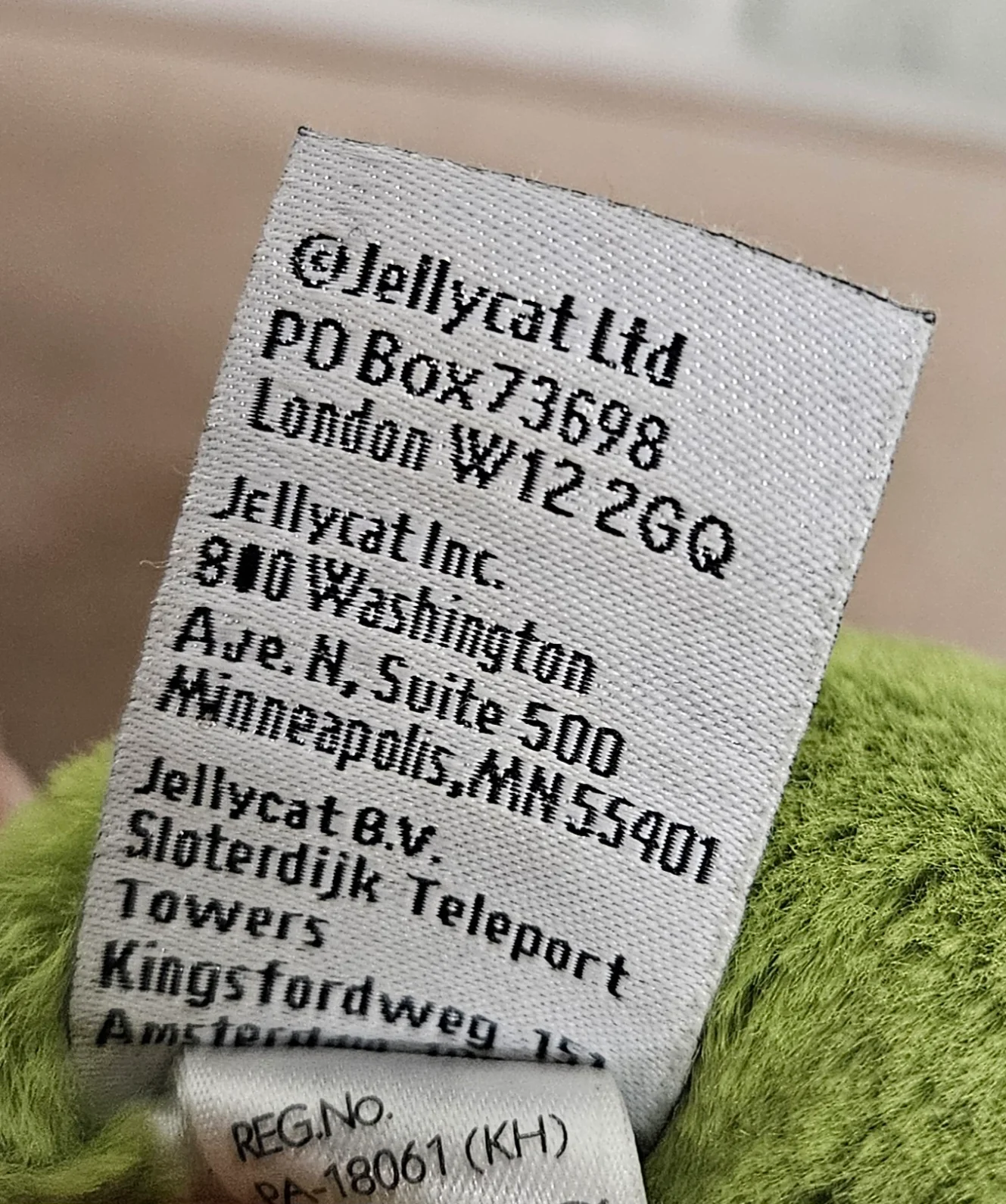 Jellycat Ricky Rain Frog with Headphones Plushie Toy - Image 4