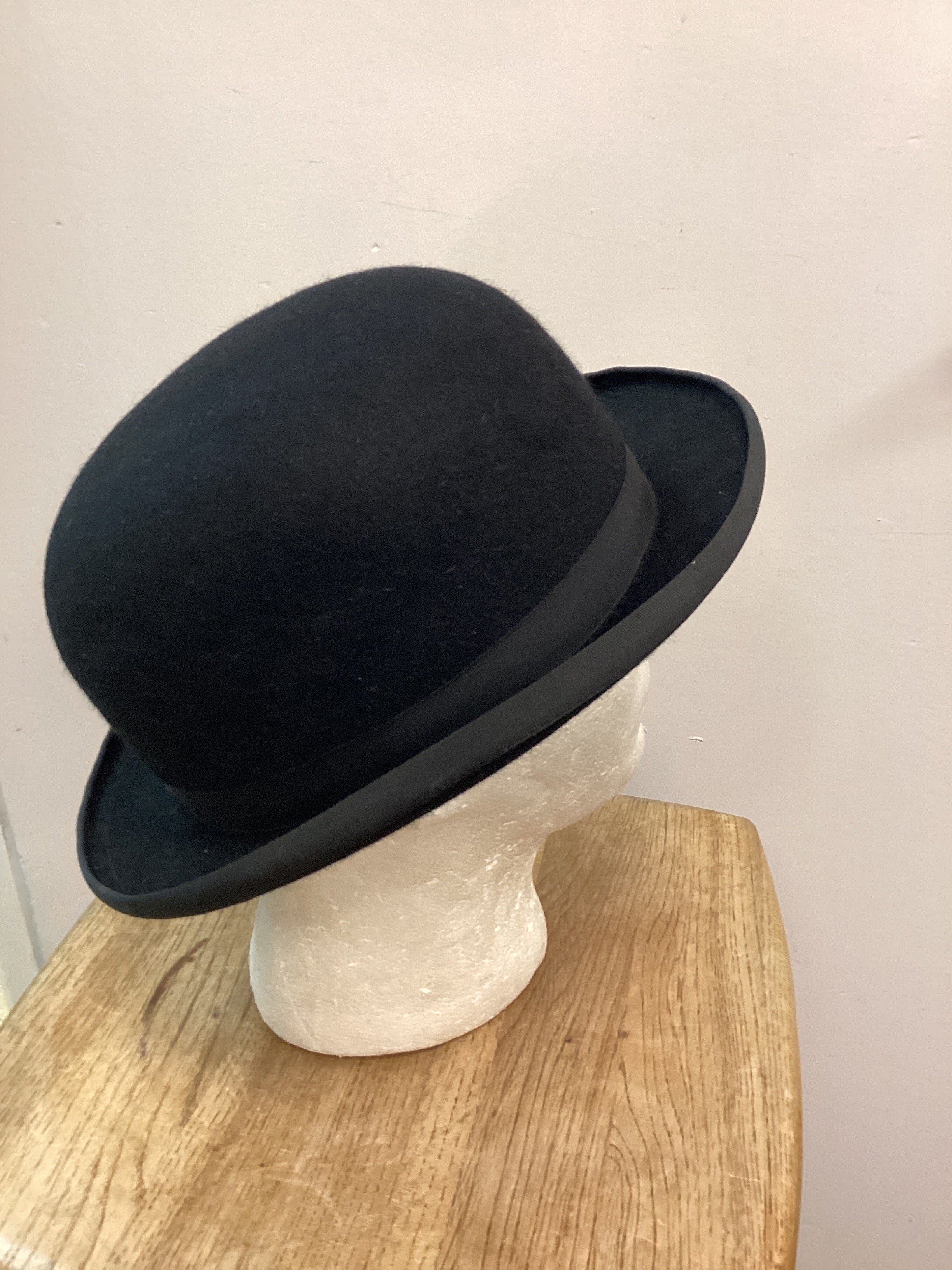 John B Stetson Company, Royal Deluxe Black Bowler Hat - Image 4