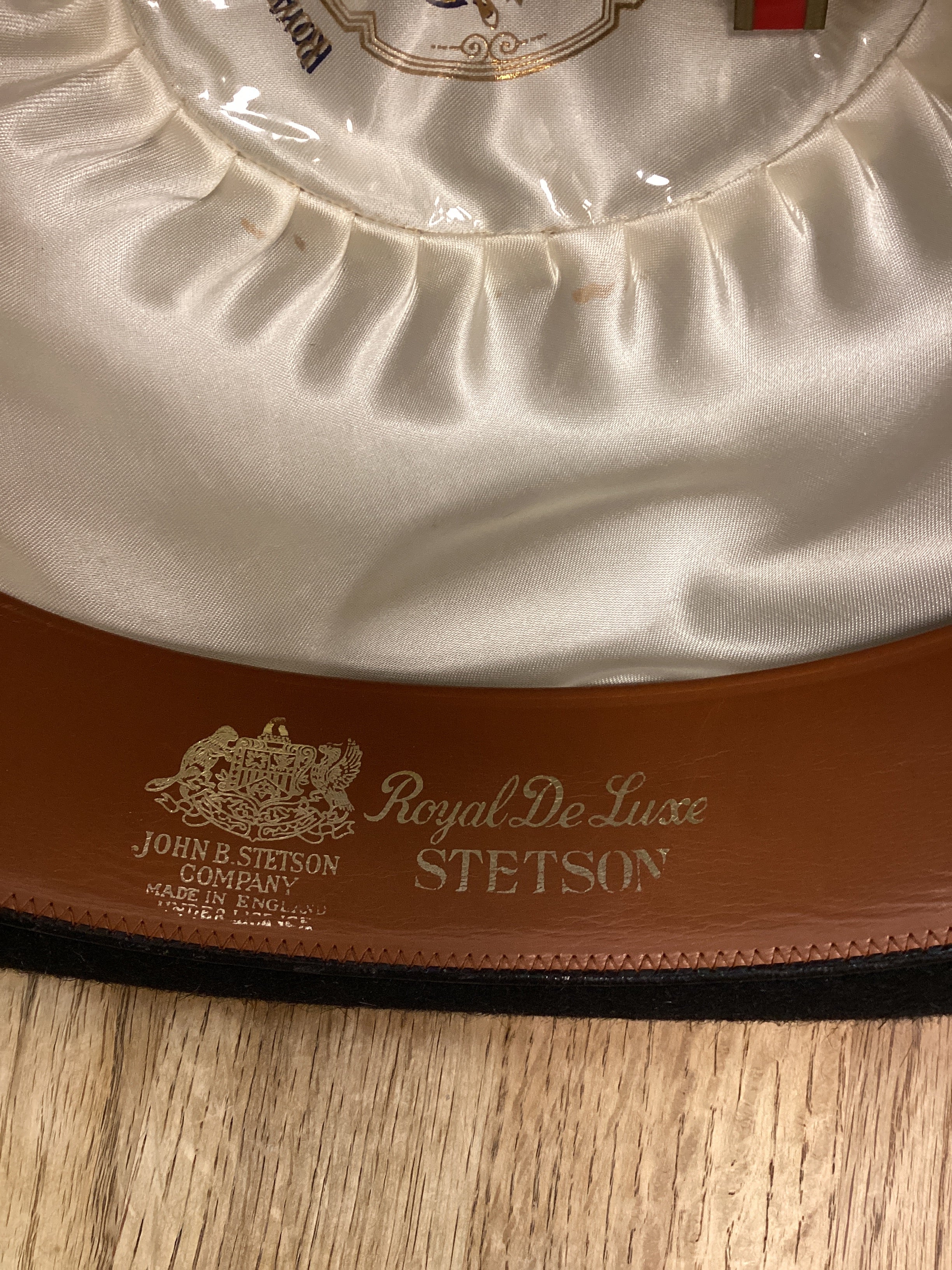 John B Stetson Company, Royal Deluxe Black Bowler Hat - Image 7