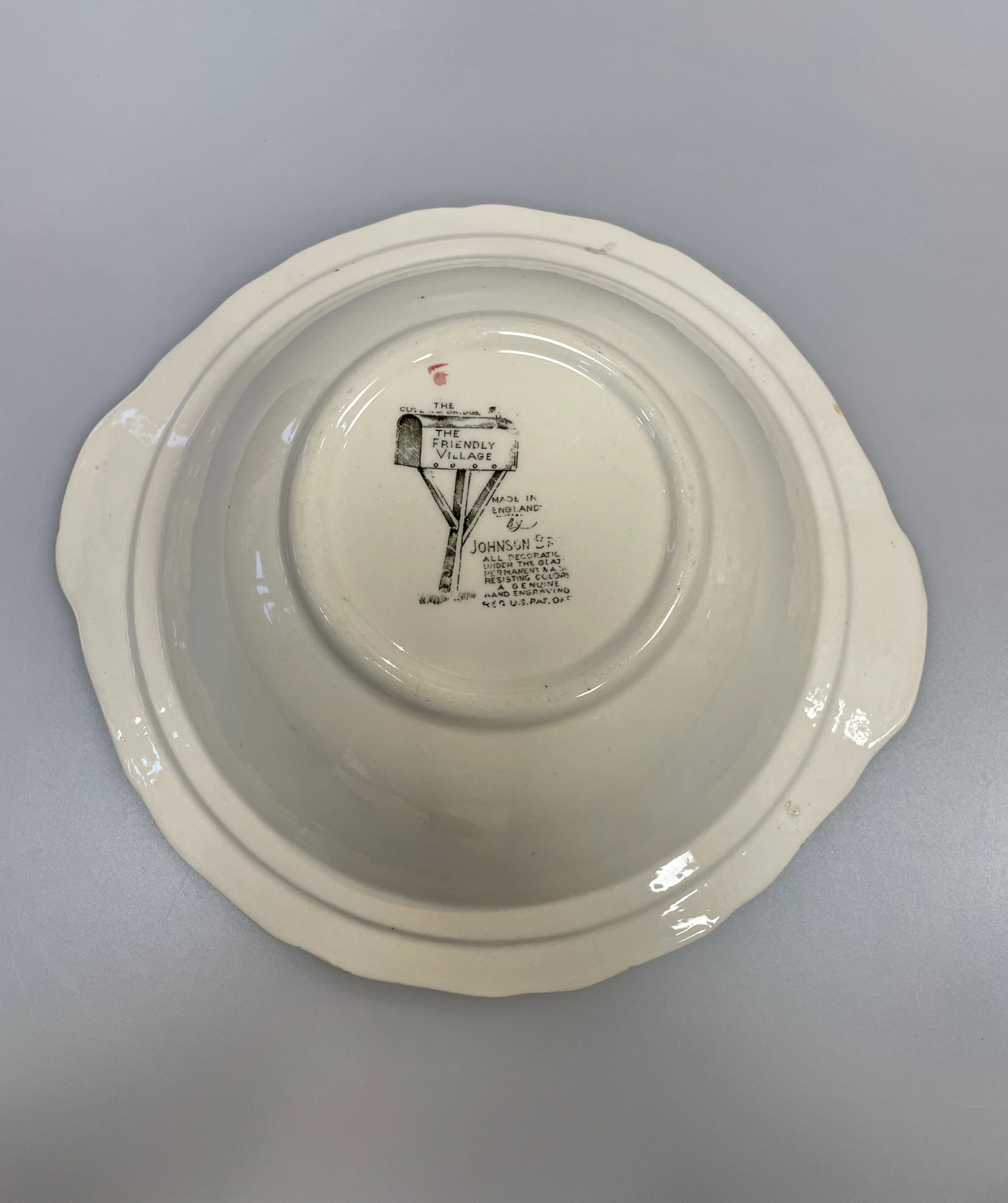 Johnson Brothers Vintage The Friendly Village The Covered Bridge Vegetable Serving Bowl - Image 7