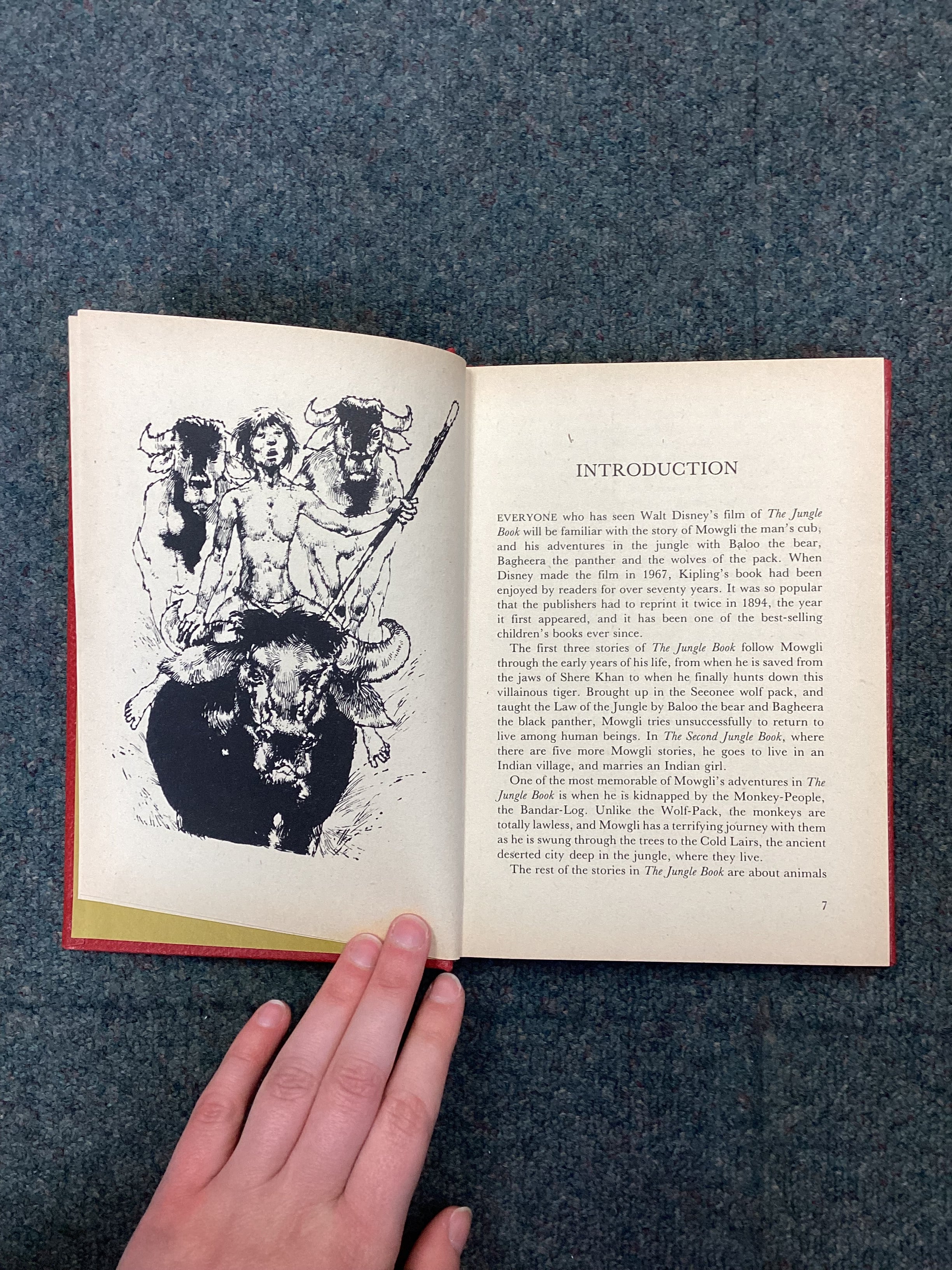 Jungle Book, Rudyard Kipling, Hardback De Luxe Classics, 1987 - Image 6