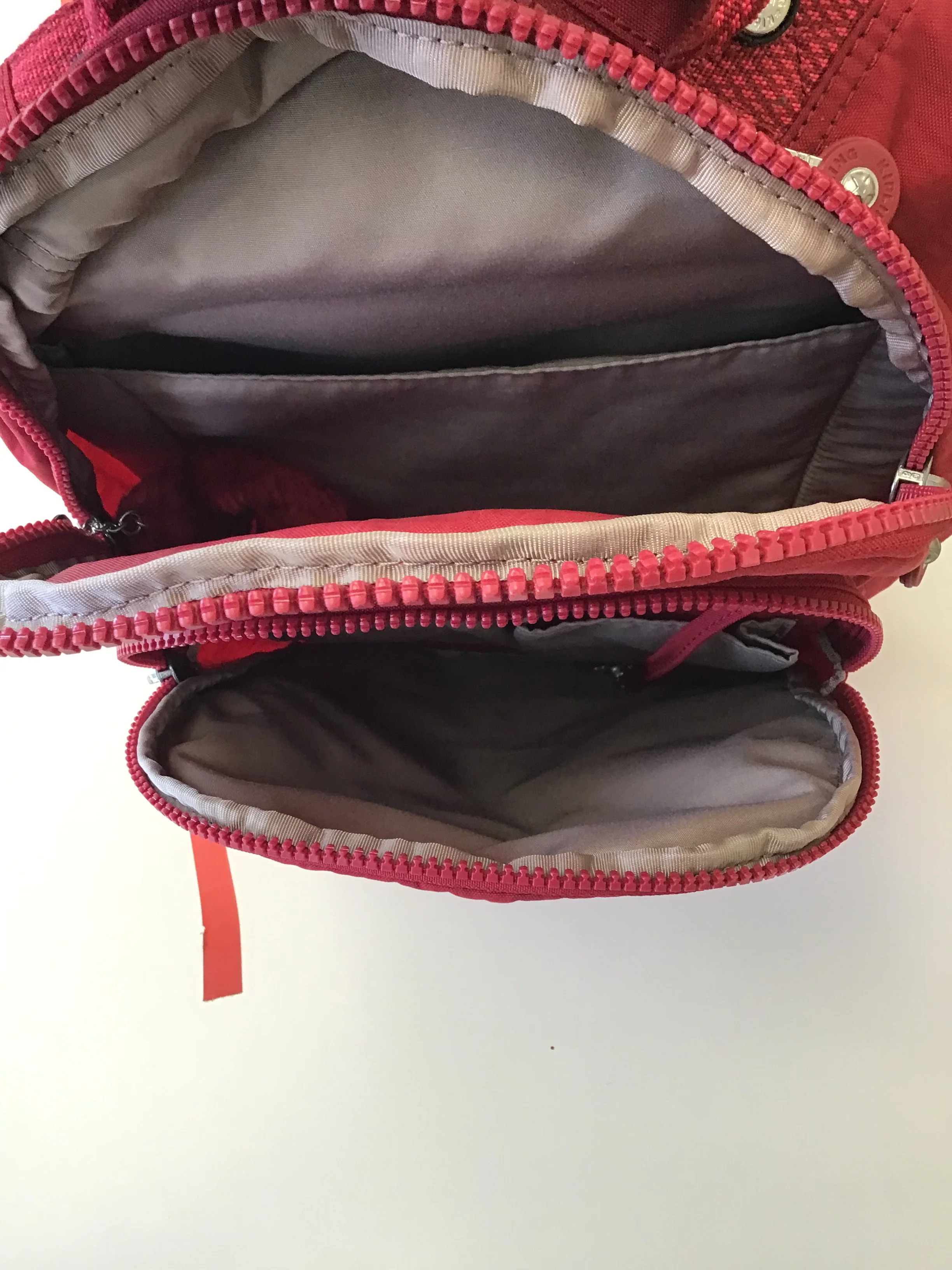 Kipling Backpack City Pack Mini Backpack Red. - Image 5