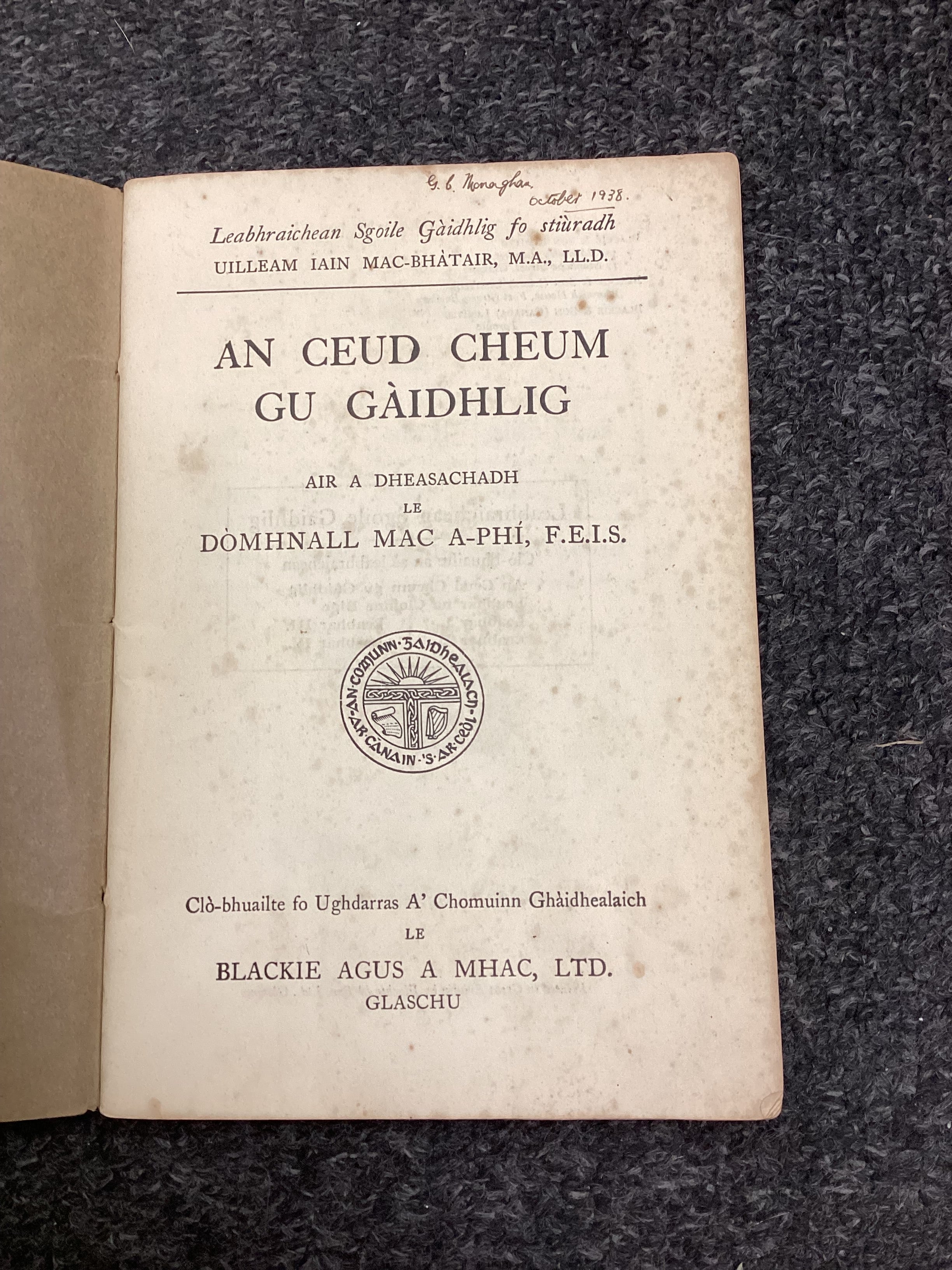 Leabhraichean Sgoile GĂ idhlig: An Ceud Cheum gu GĂ idhlig - Image 4