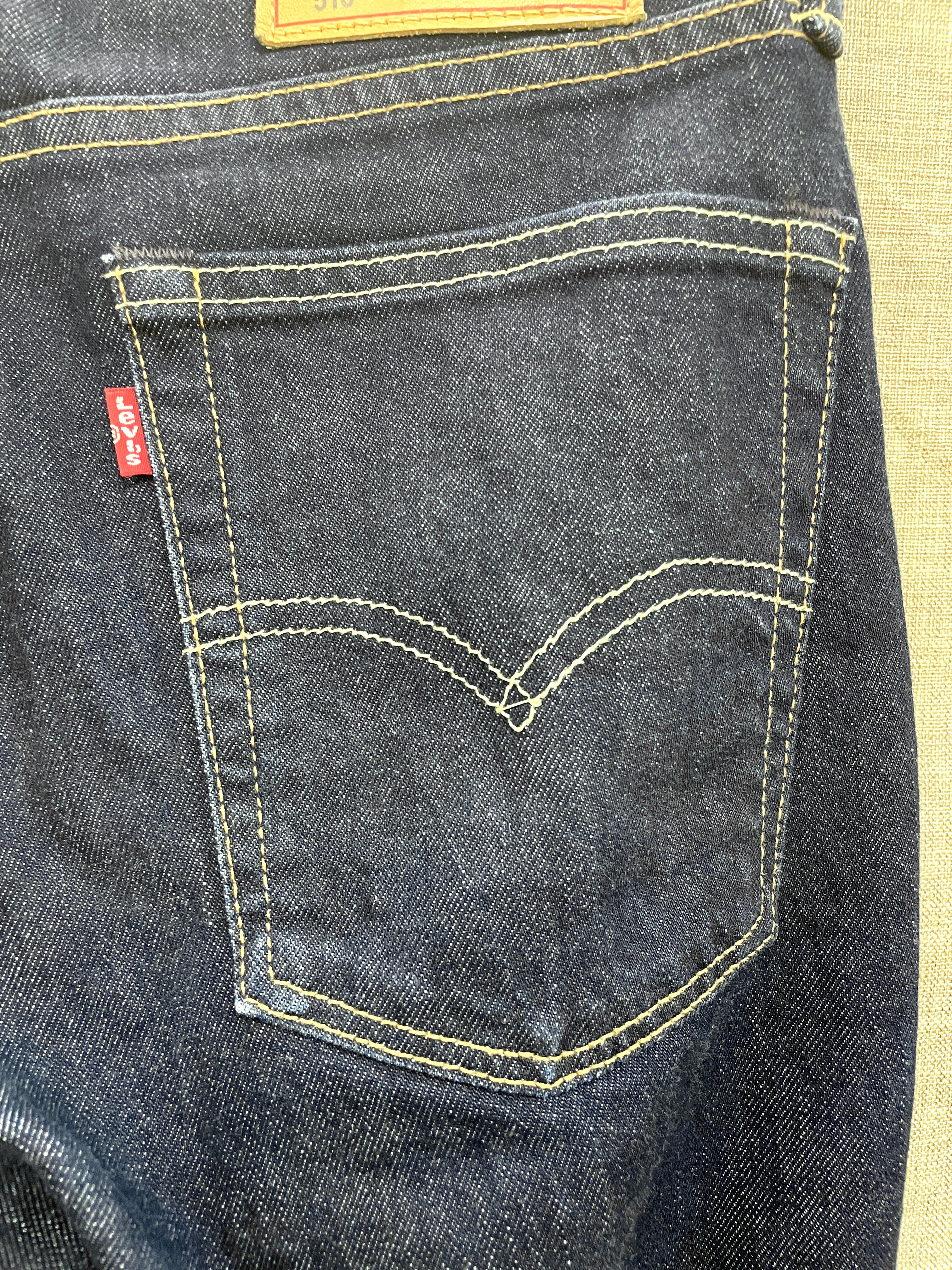 Levi Strauss Levis Dark Indigo Blue 510 Jeans W31 L32 - Image 5