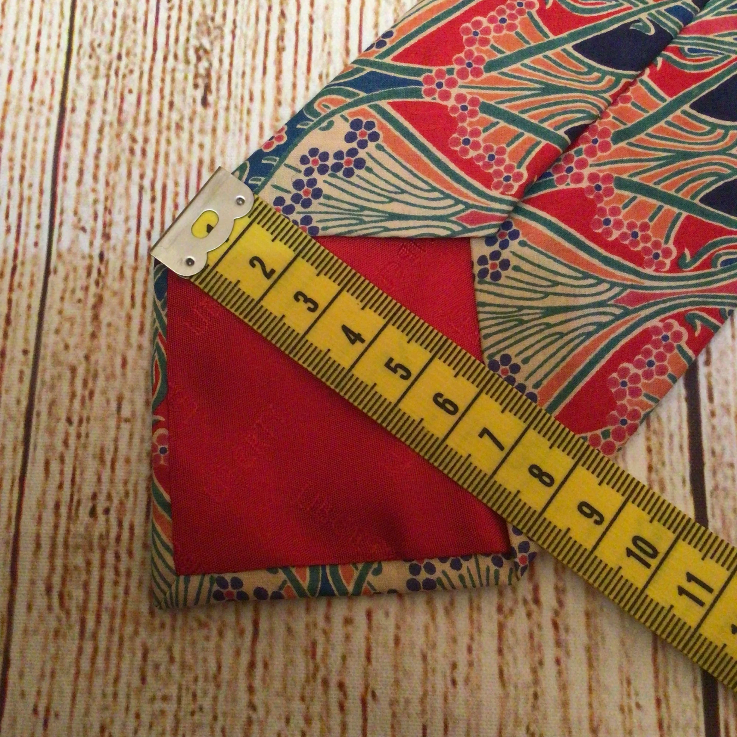 Liberty of London Tana Lawn Cotton Red Blue Multi Tie - Image 9