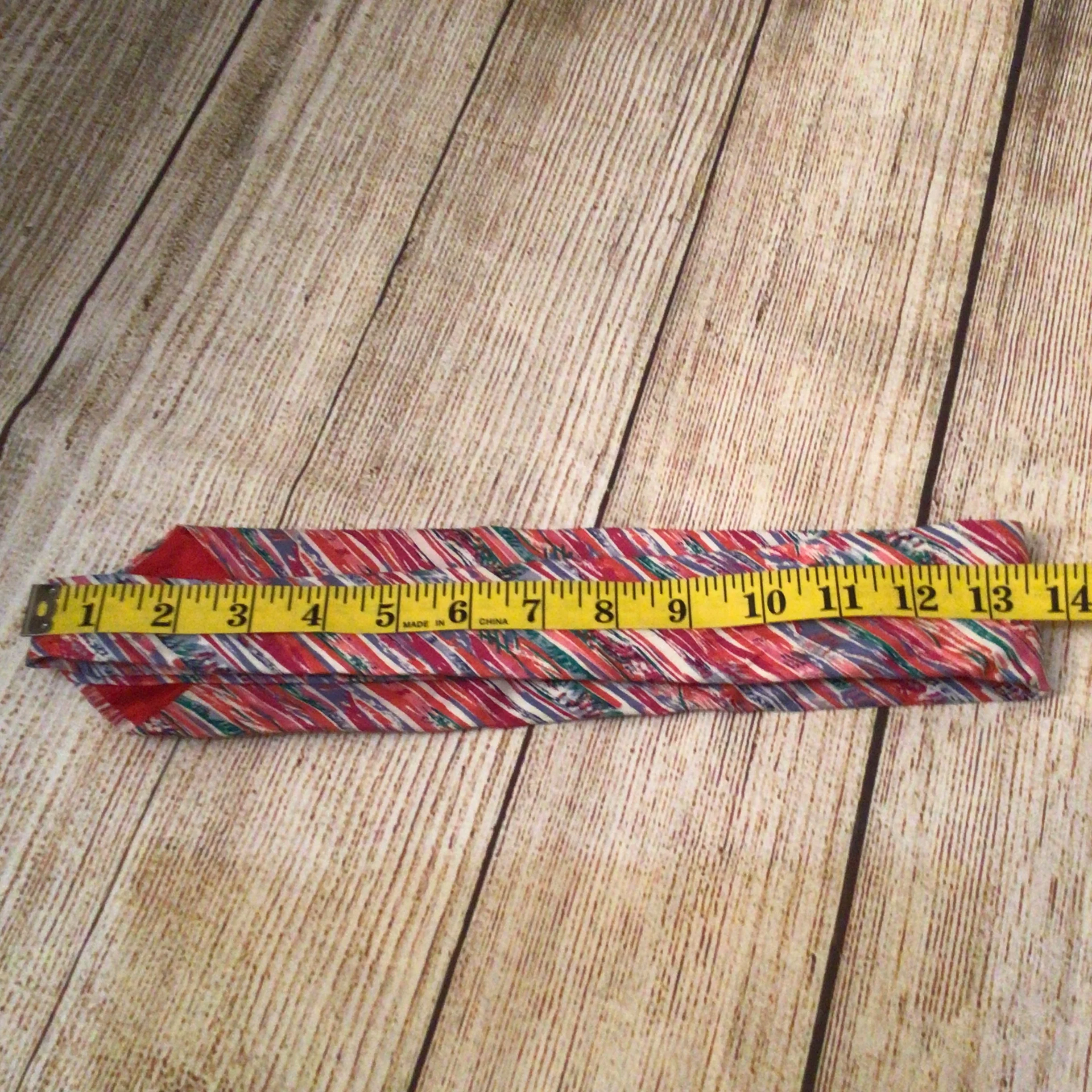 Liberty of London Tana Lawn Cotton Red Pink Multi Tie - Image 7
