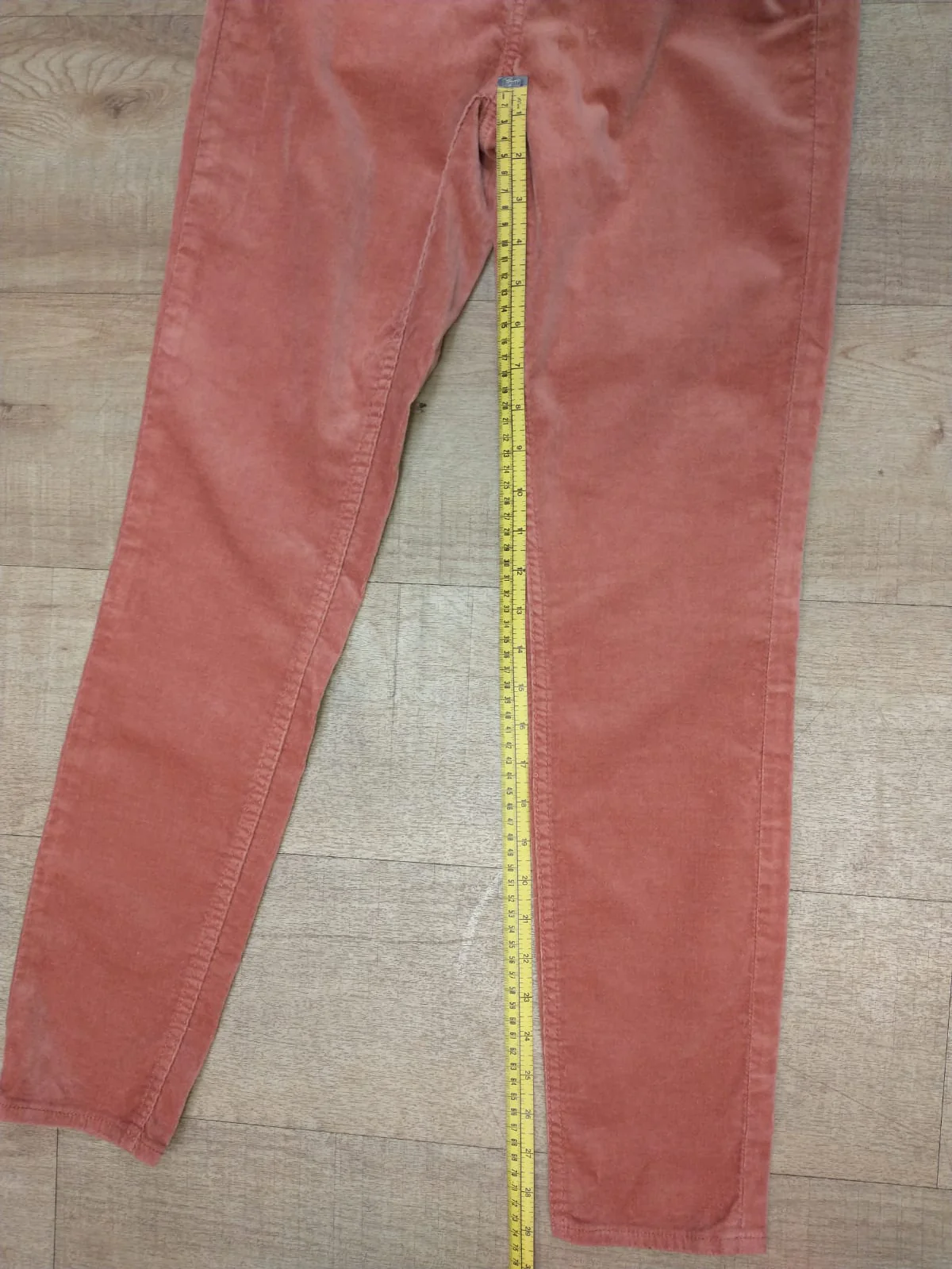 BNWT LOFT Salmon Pink Trousers Cotton Blend Size UK 10 - Image 8