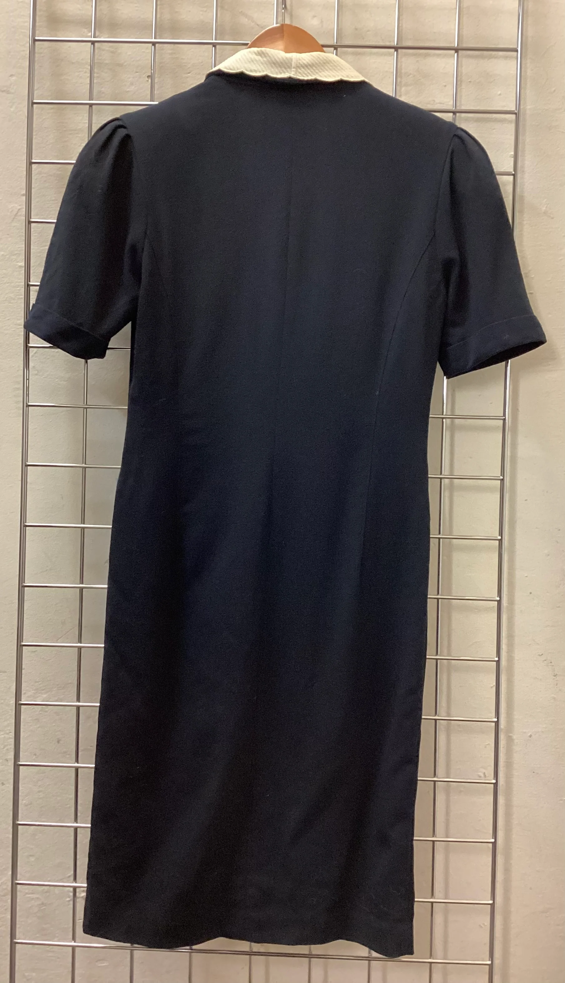 Louis Feraud Vintage Navy Dress size 10 - Image 3