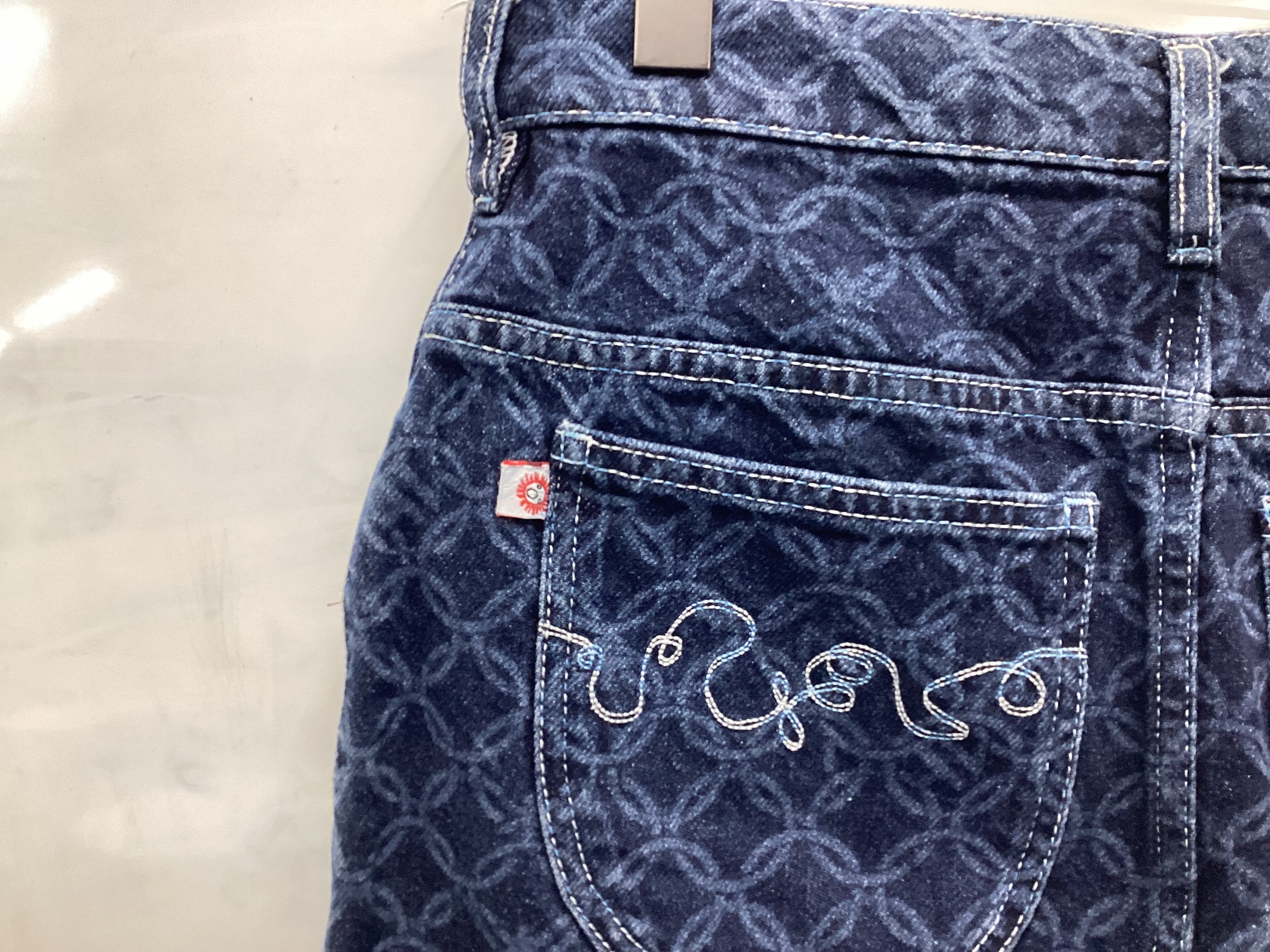 Charles Jeffrey LOVERBOY Denim Skirt Size Medium - Image 3
