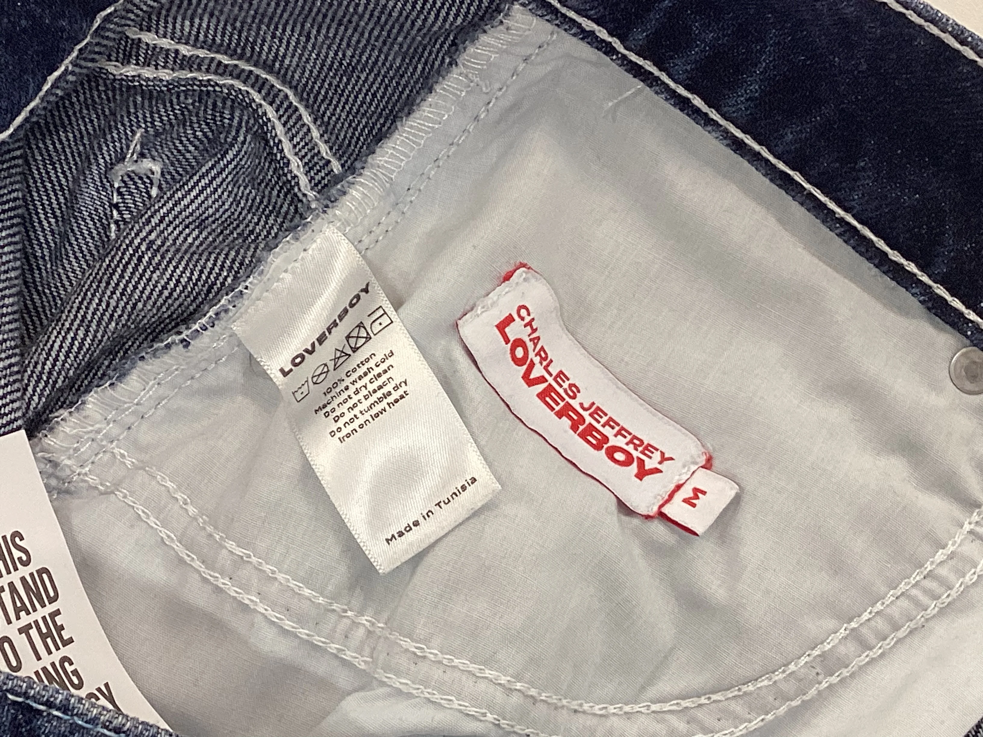 Charles Jeffrey LOVERBOY Denim Skirt Size Medium - Image 7