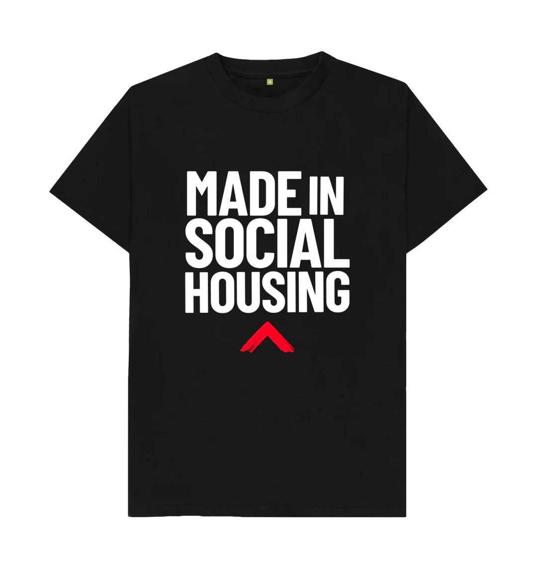 Made in Social Housing Black T-shirt
