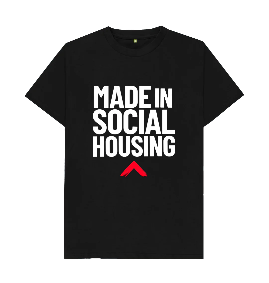 Made in Social Housing Black T-shirt - Image 5