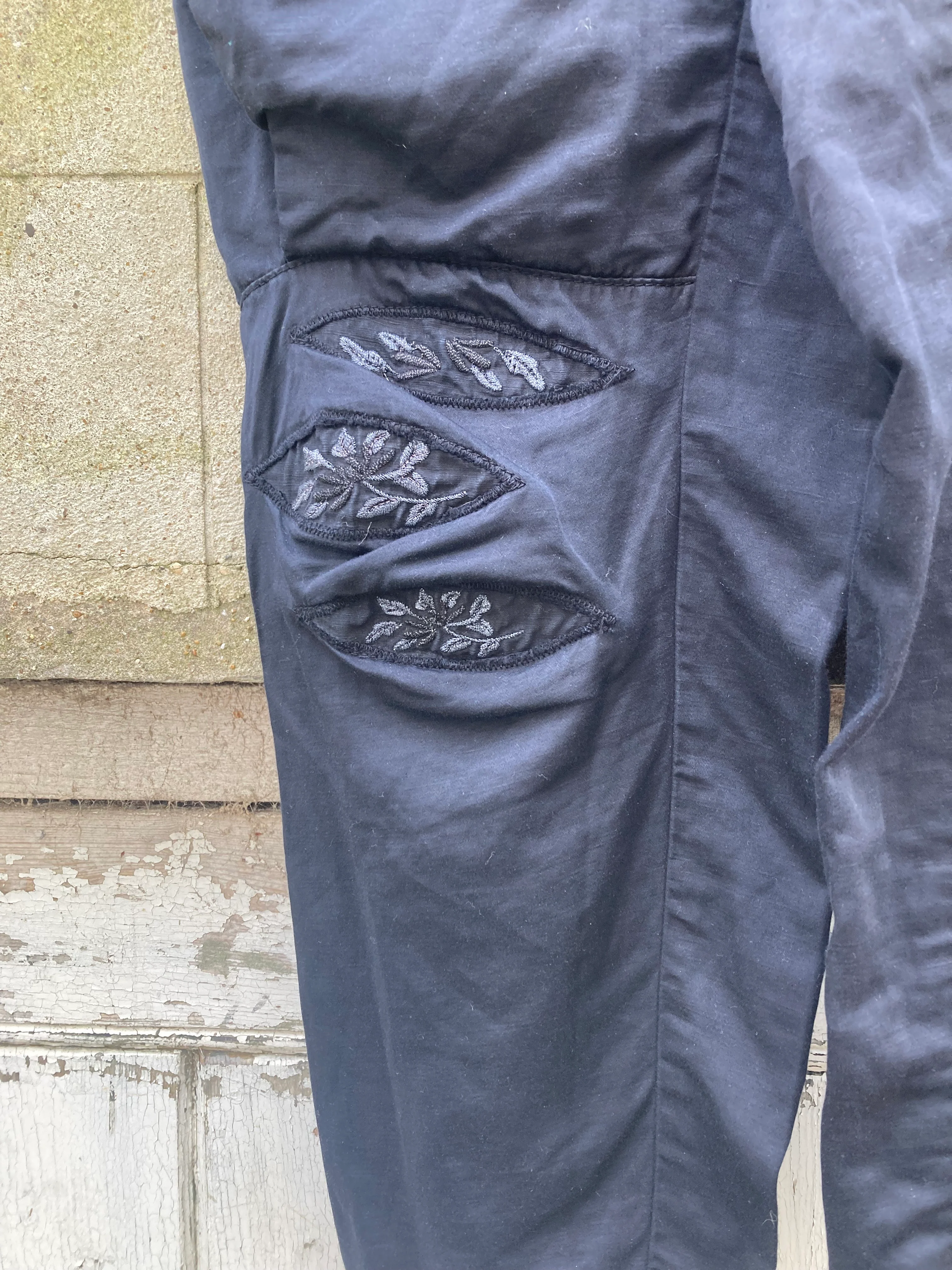 Marithe Francois Girbaud Black Cargo Trousers Size 10/12 - Image 4