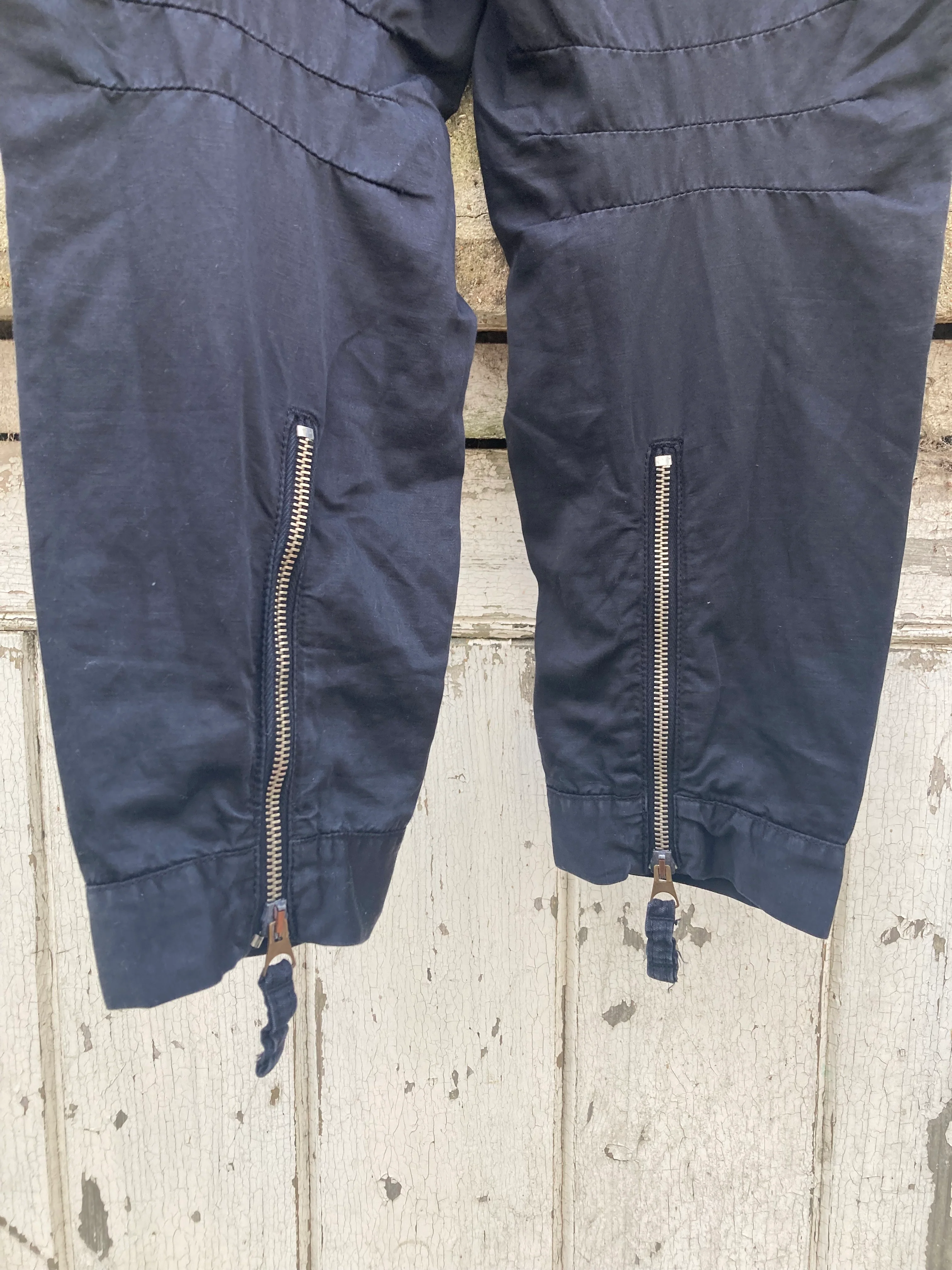 Marithe Francois Girbaud Black Cargo Trousers Size 10/12 - Image 7