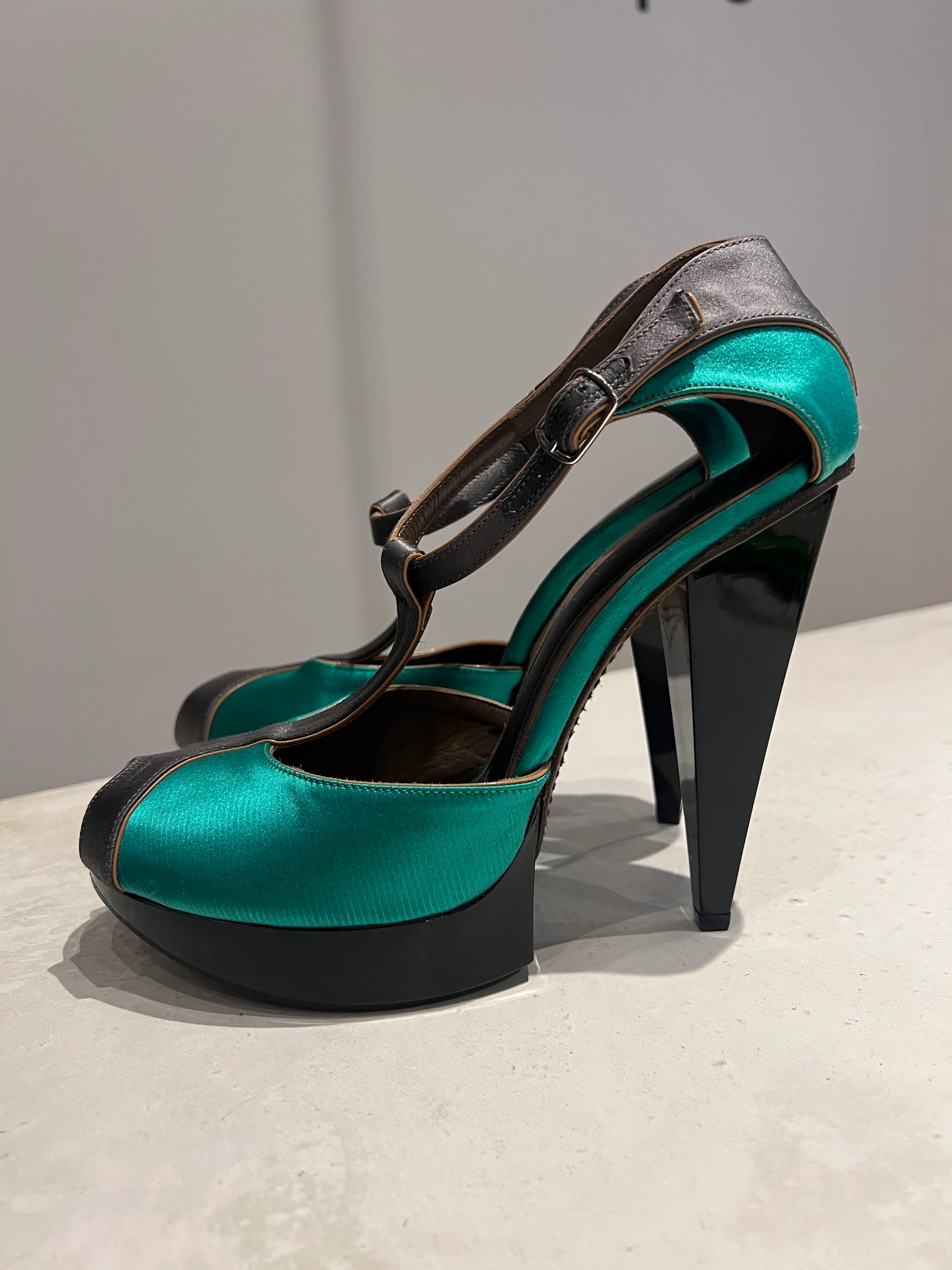 Marni Green Heel Size 4 - Image 4