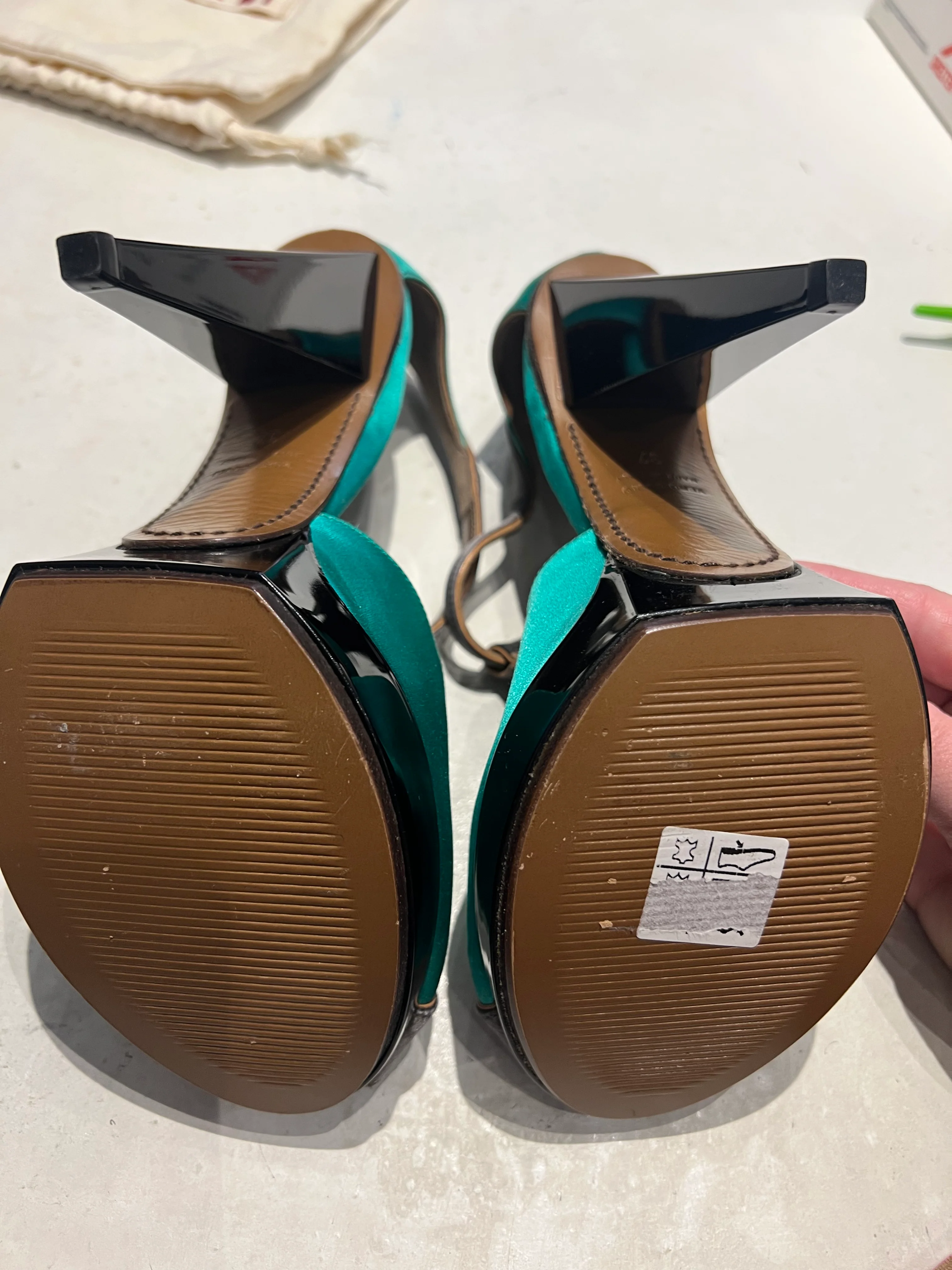 Marni Green Heel Size 4 - Image 6