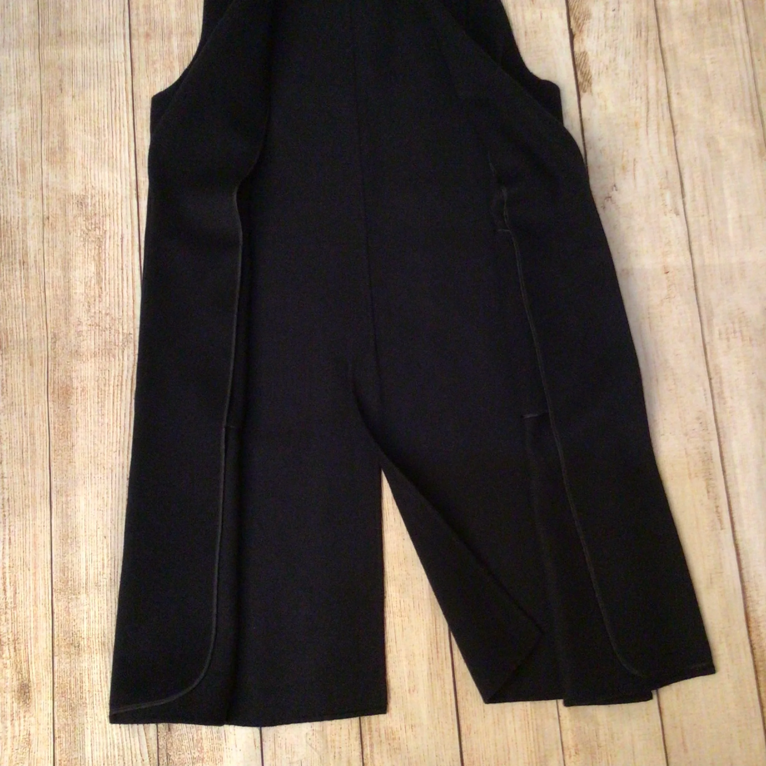 Massimo Dutti Navy Blue Long Waistcoat Cardigan w/Pockets Size M - Image 5