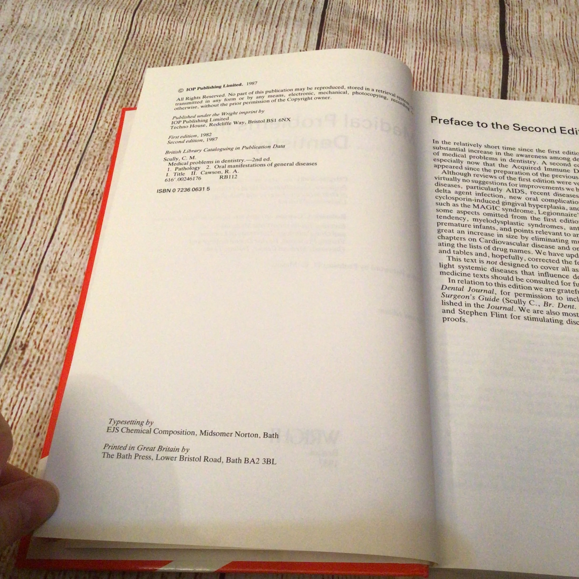 Medical Problems in Dentistry by C. Sculls & RA Carson (2nd Edition, 1987) - Image 10
