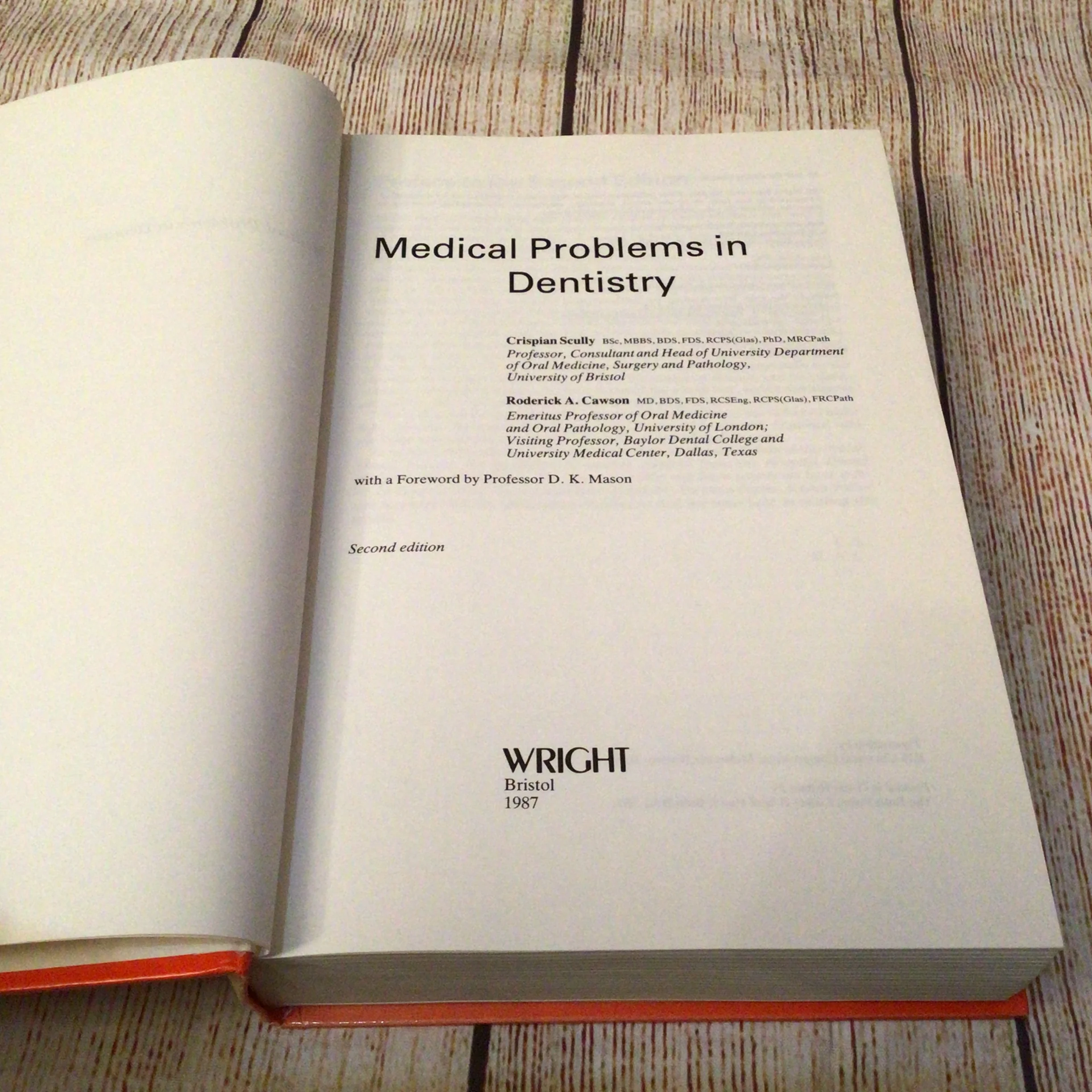 Medical Problems in Dentistry by C. Sculls & RA Carson (2nd Edition, 1987) - Image 9